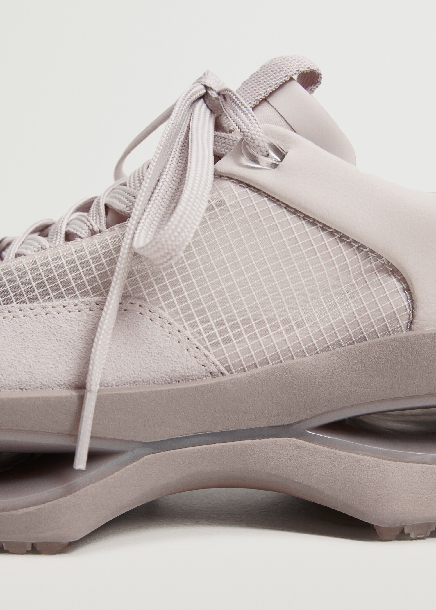Leather trainers with transparent panels  - Details of the article 3
