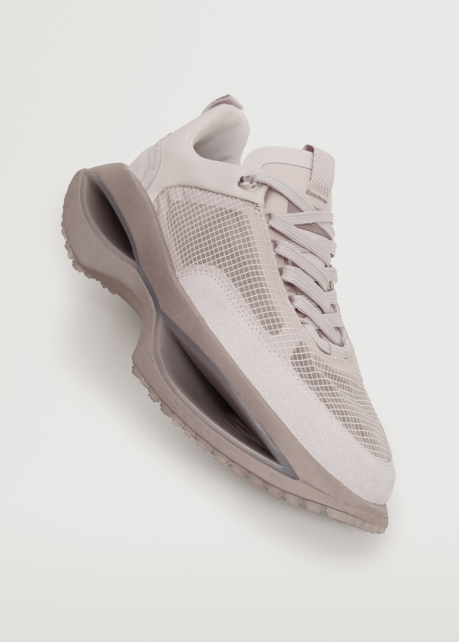 Leather trainers with transparent panels  - Details of the article 4
