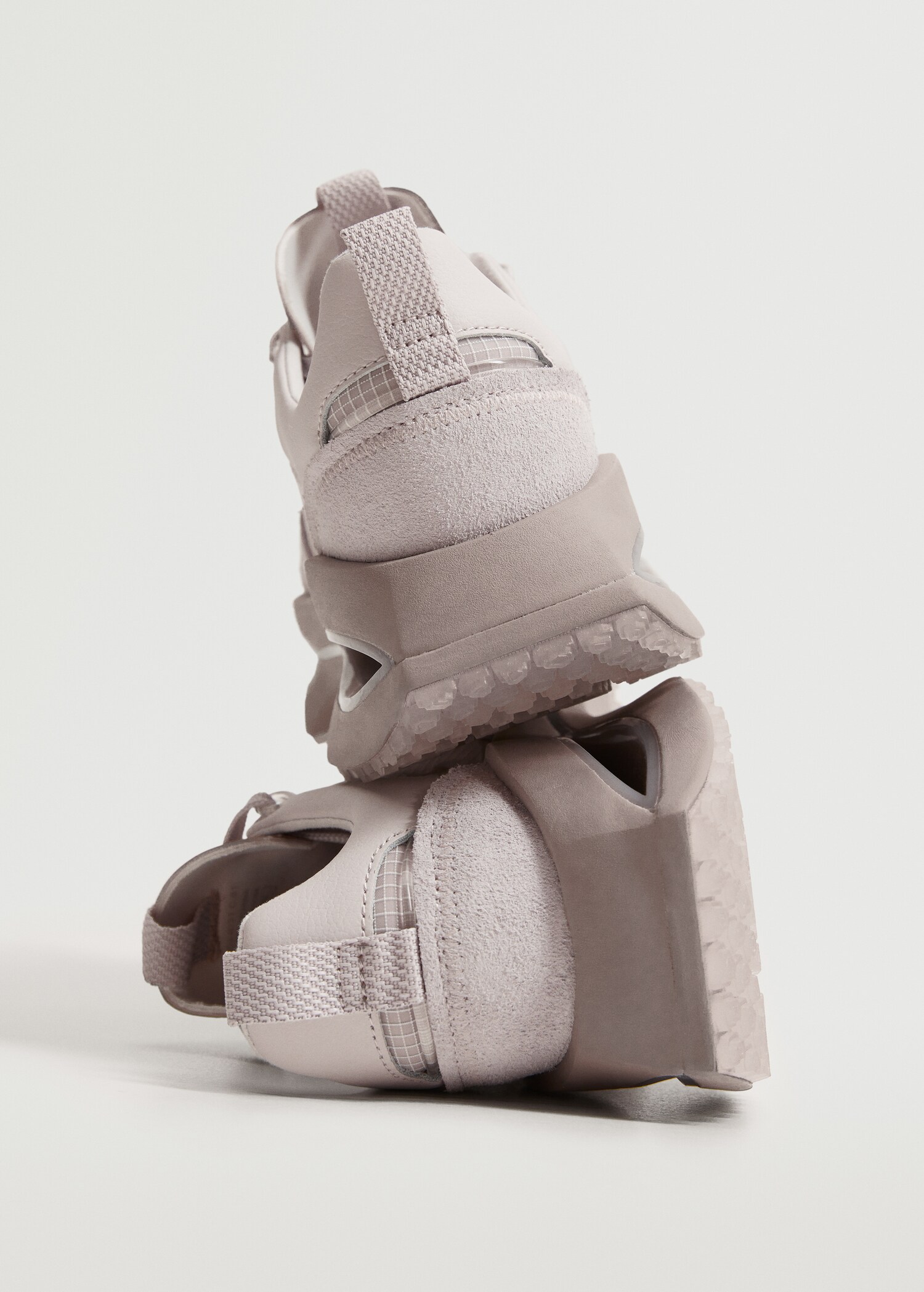 Leather trainers with transparent panels  - Details of the article 5