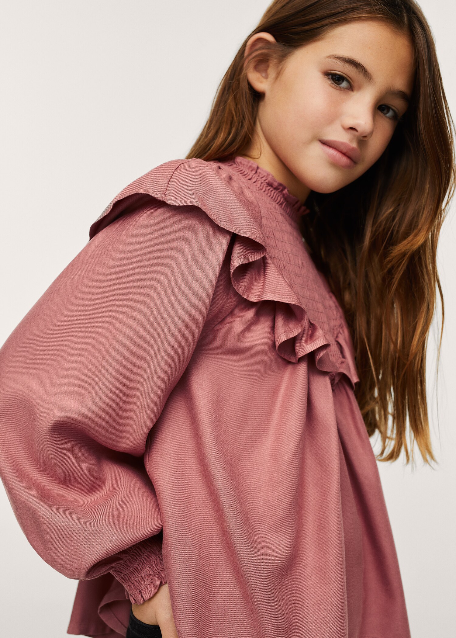Flowy ruffle blouse - Details of the article 1