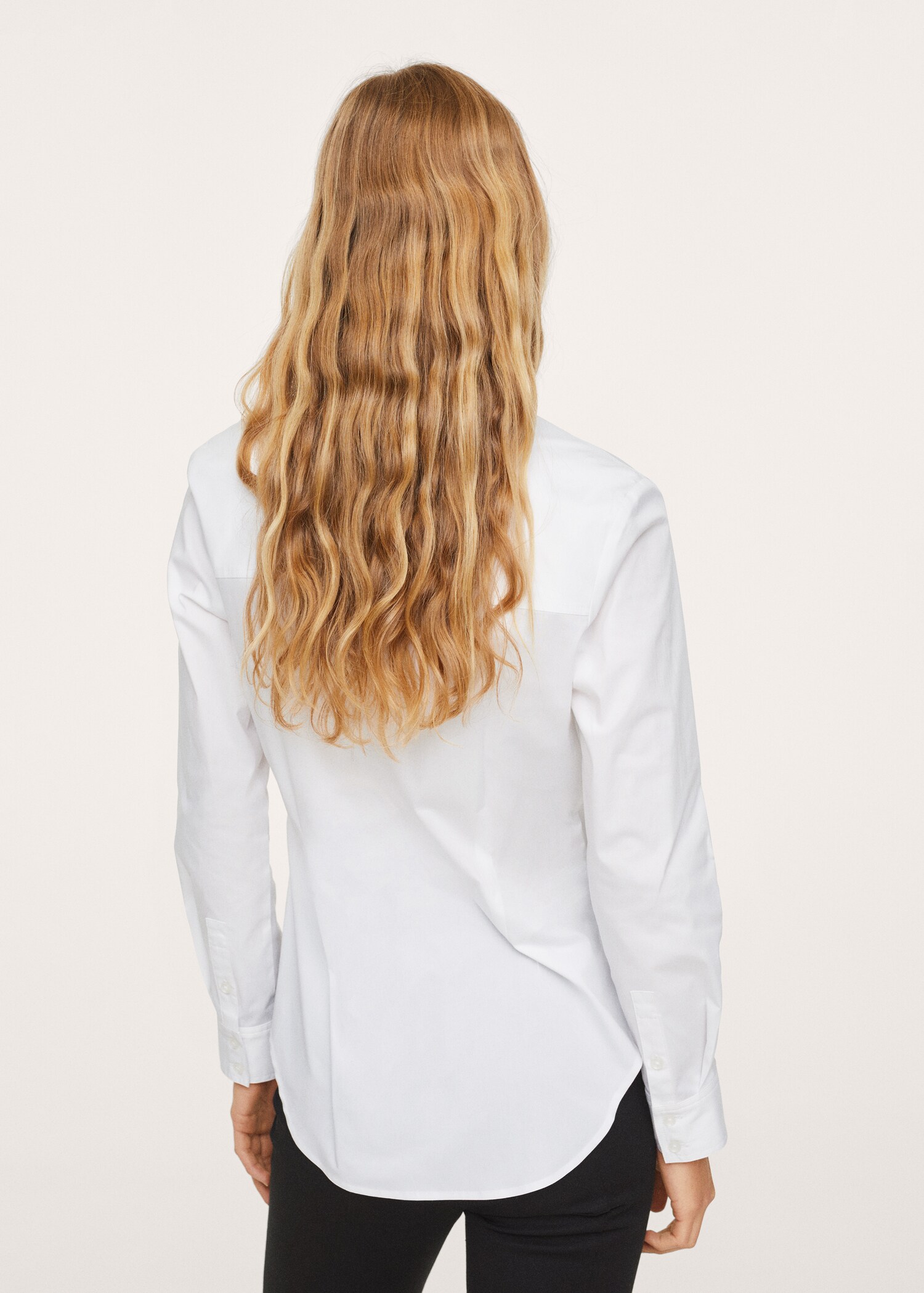 Camisa básica algodón - Reverso del artículo