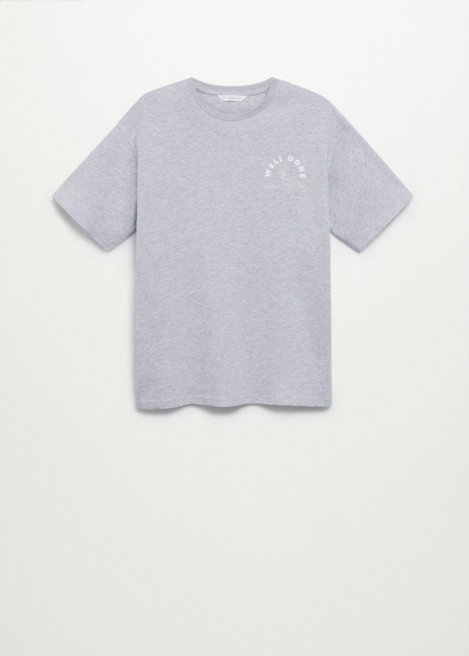 Message cotton T-shirt - Article without model