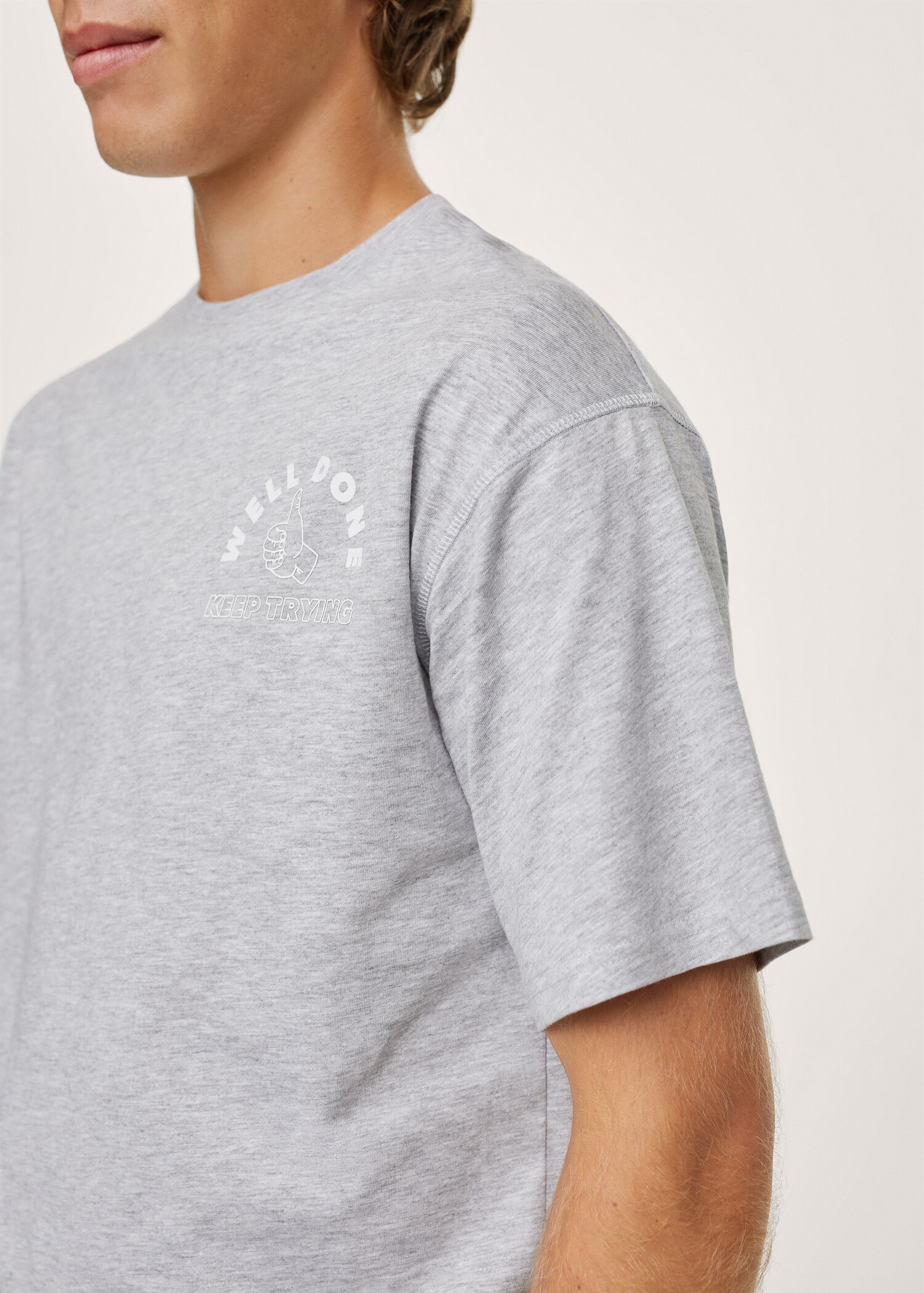 Message cotton T-shirt - Details of the article 1