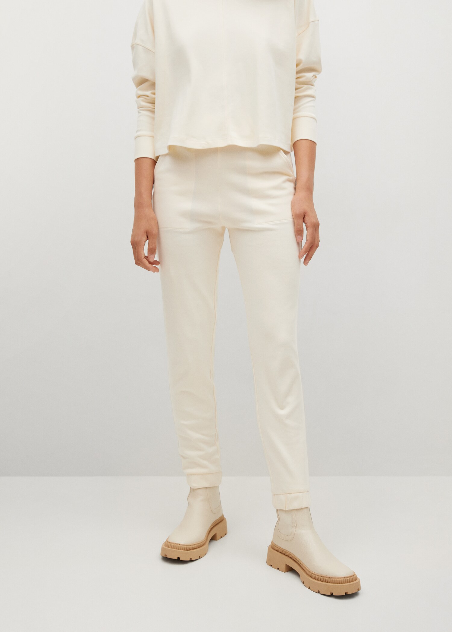 Pantalón jogger algodón - Plano medio
