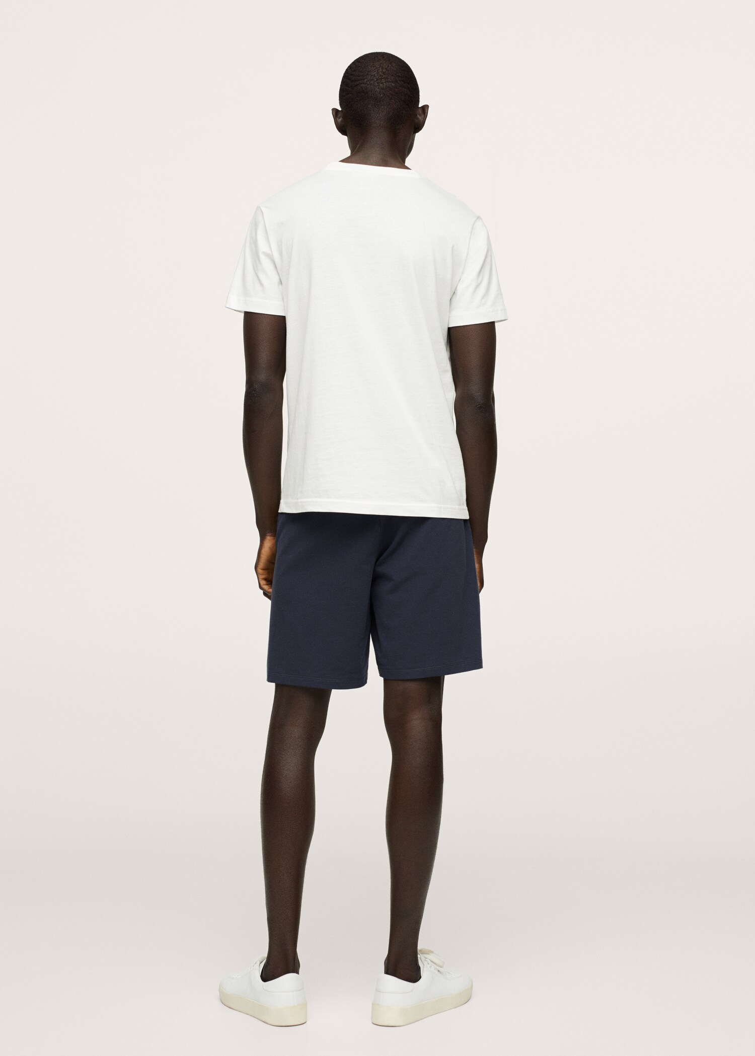 Bermudas jogging algodón orgánico - Reverso del artículo