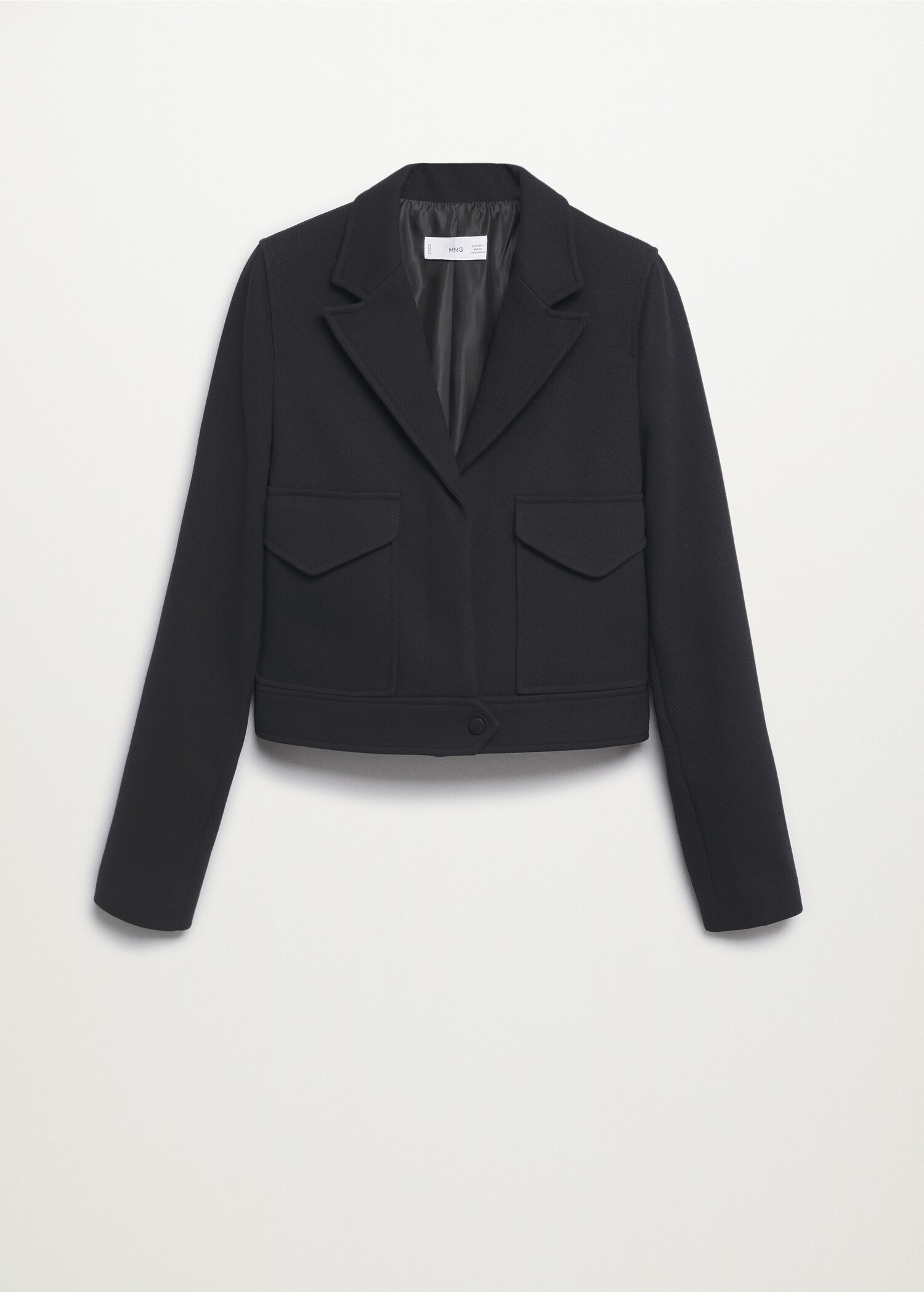 Chaqueta crop bolsillos - Artículo sin modelo