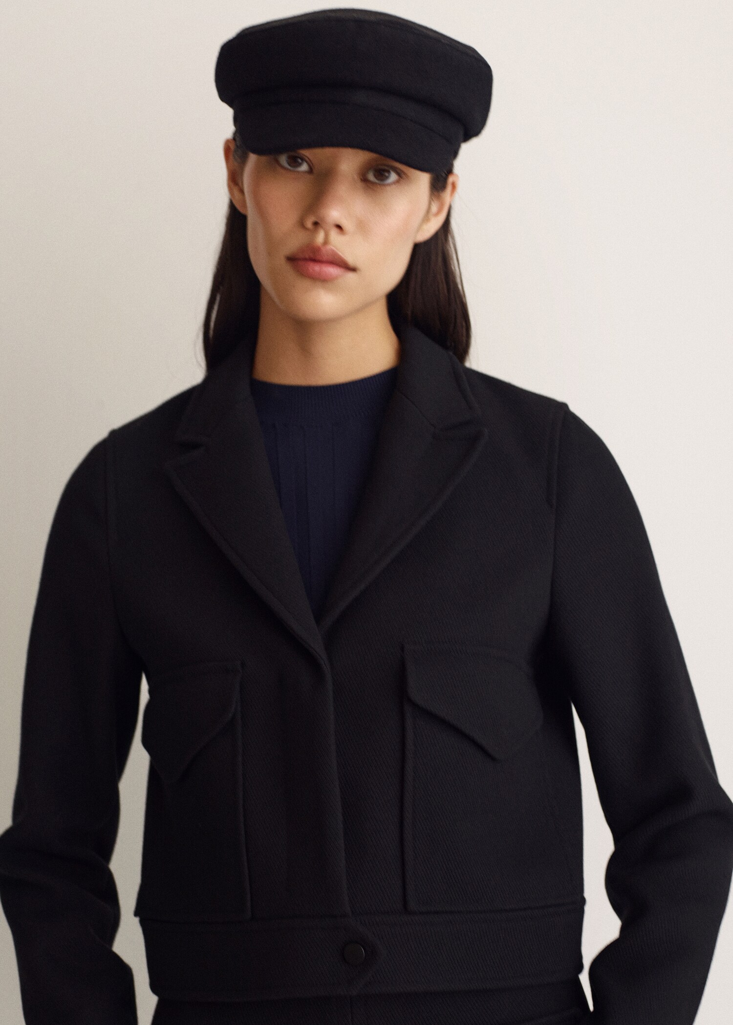 Chaqueta crop bolsillos - Detalle del artículo 5