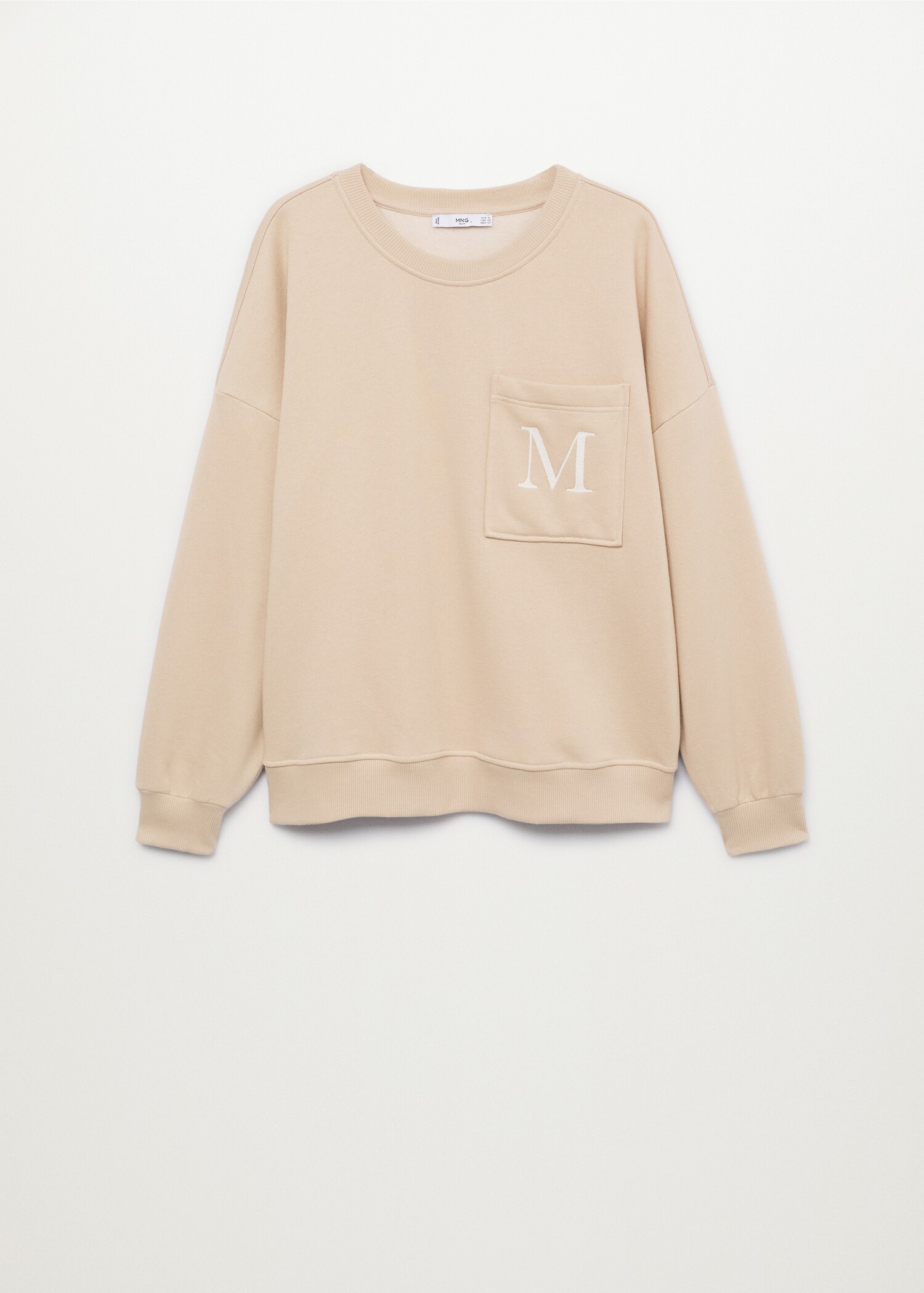 Sudadera algodón detalle bordado - Artículo sin modelo