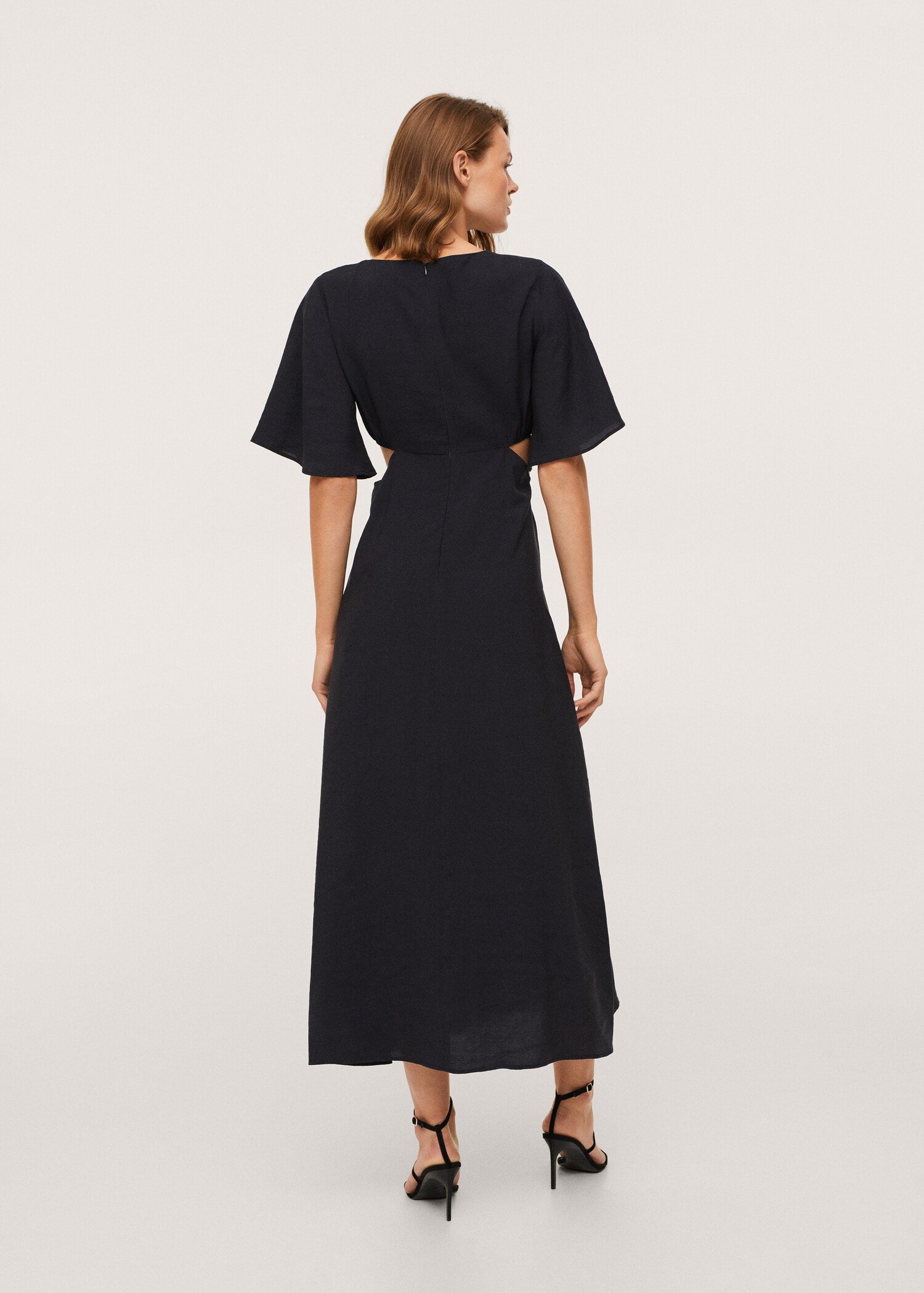 Vestido modal aberturas - Reverso del artículo