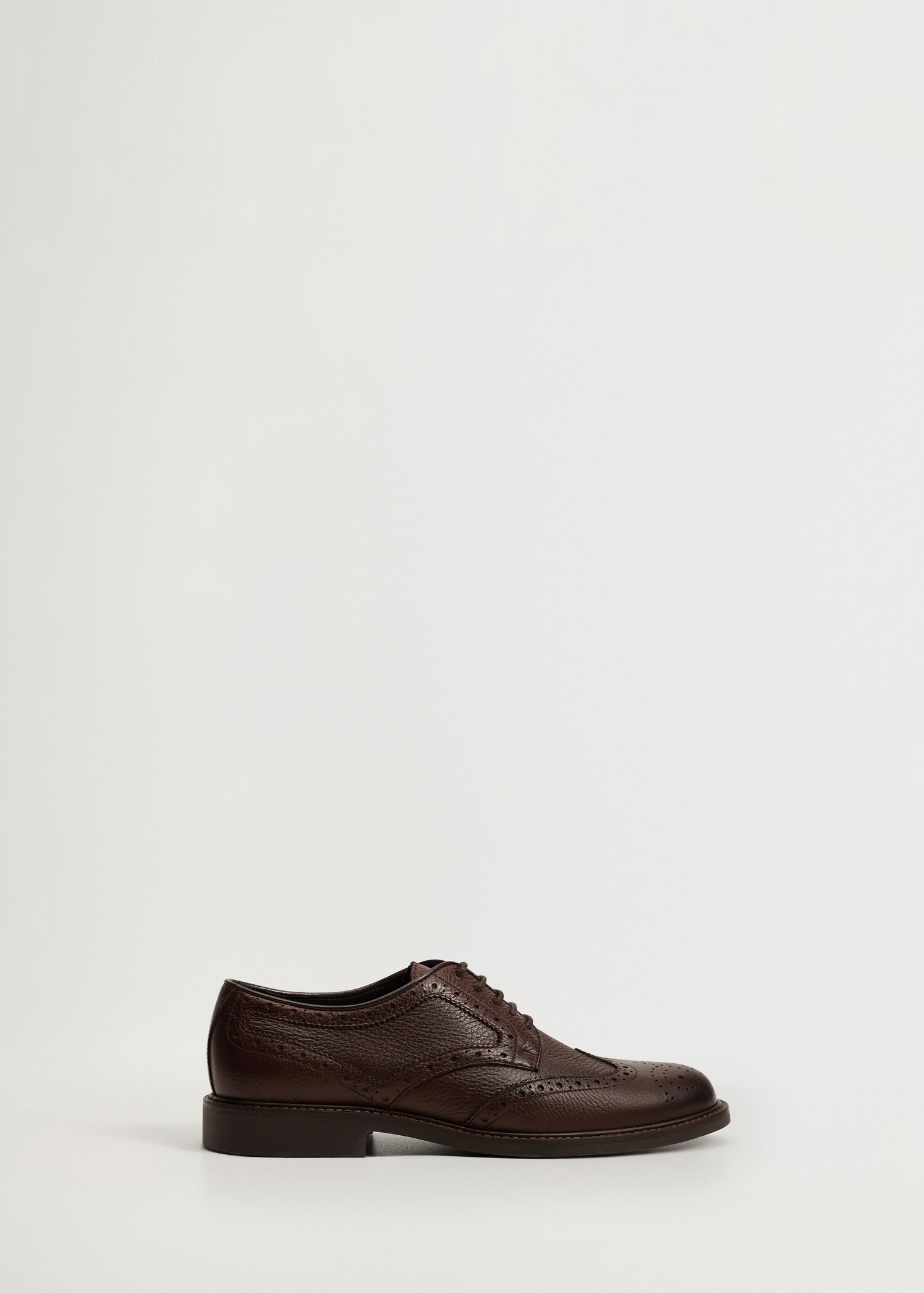 Laser-cut leather blucher shoes - Article without model