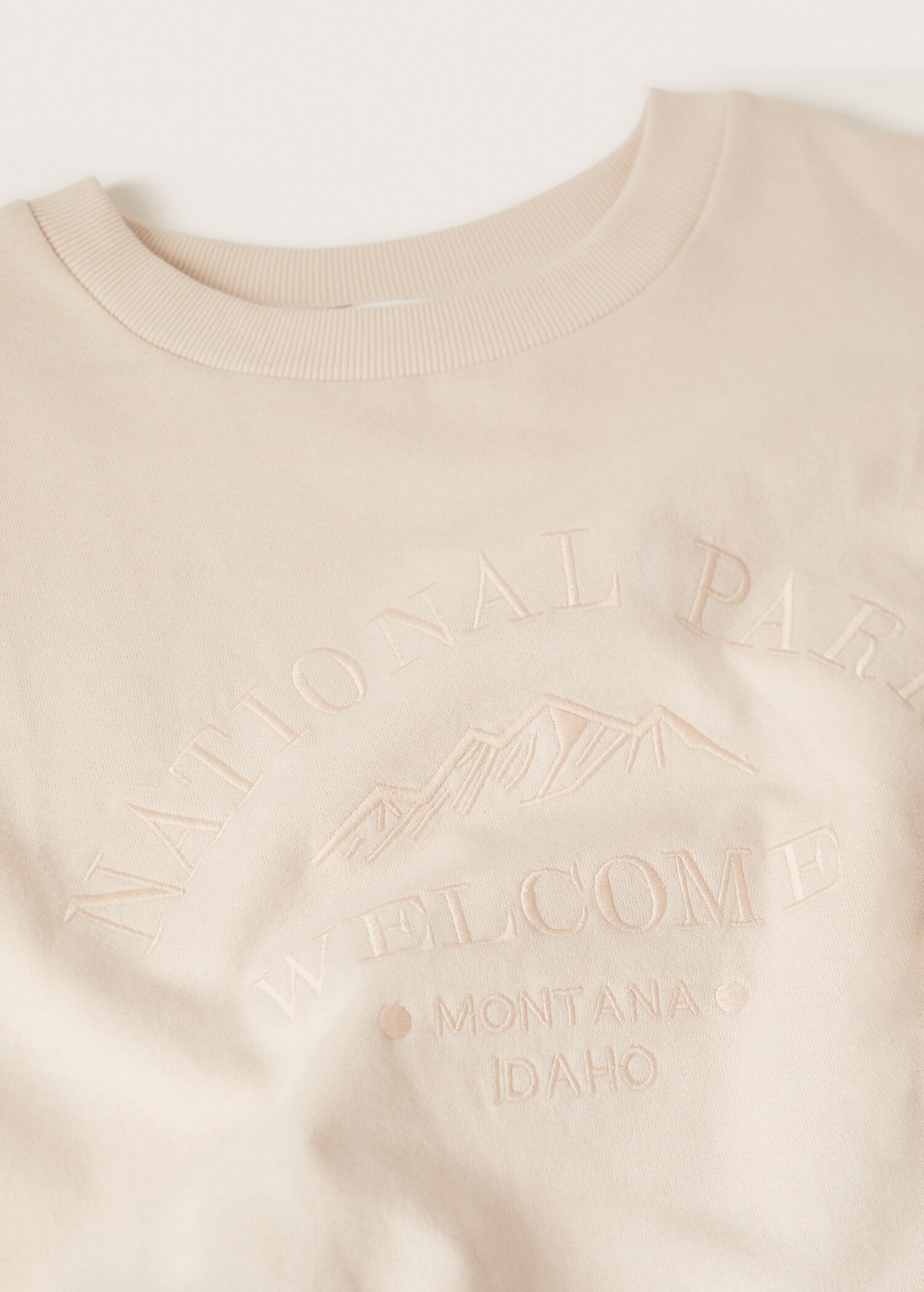 Embroidered message sweatshirt - Details of the article 7