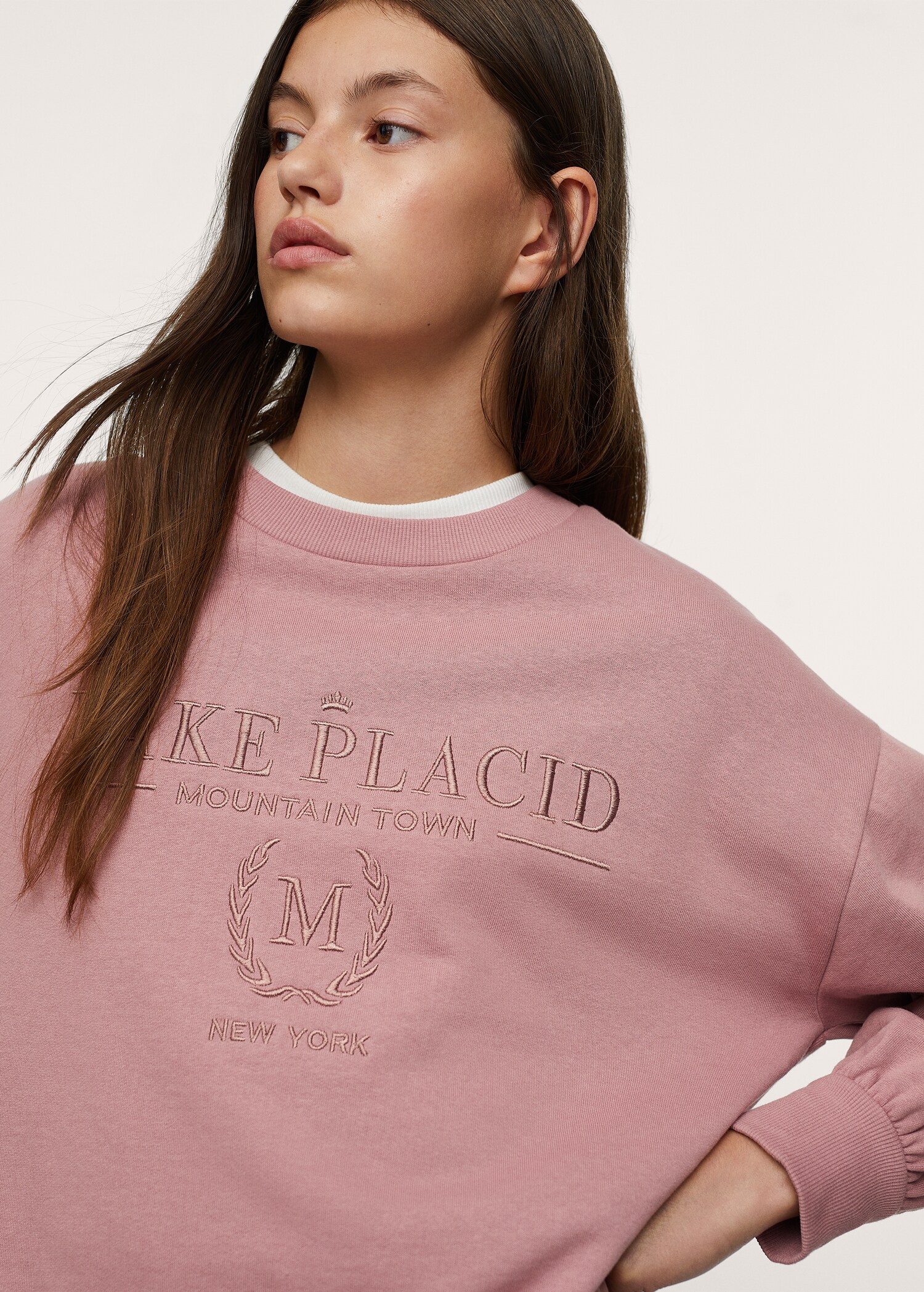 Embroidered message sweatshirt - Details of the article 2