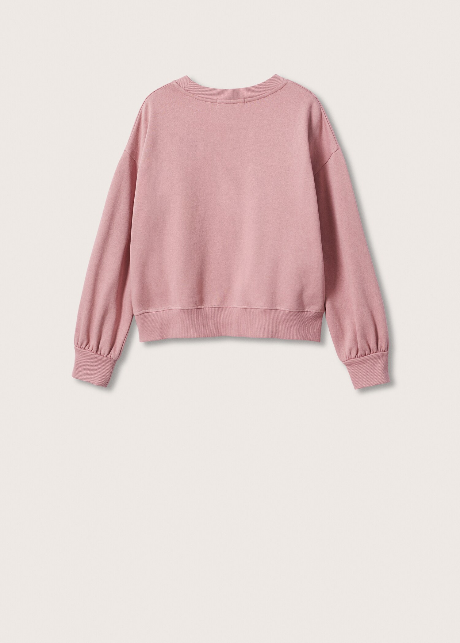 Embroidered message sweatshirt - Reverse of the article