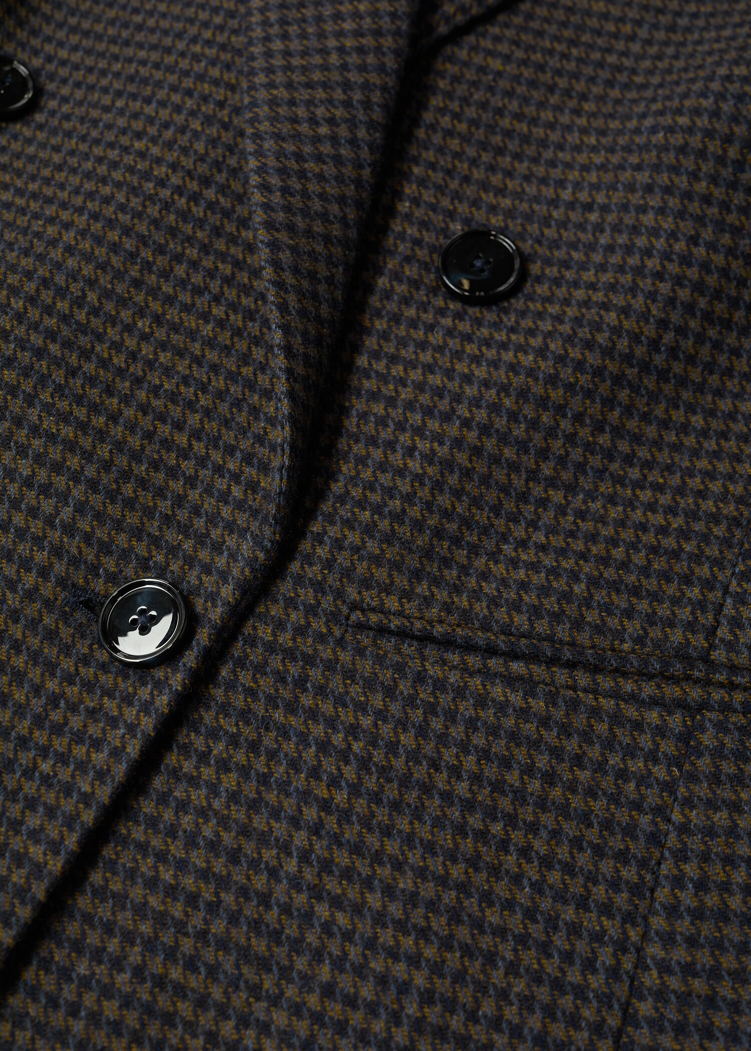 Checked wool-blend overcoat - Details of the article 8