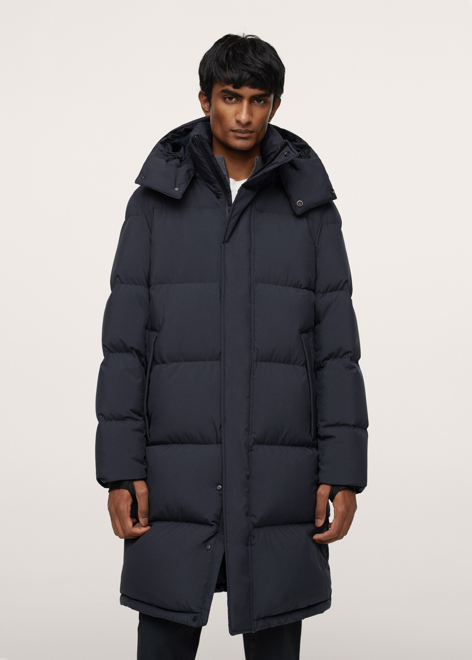 Anorak impermeable plumón - Plano medio