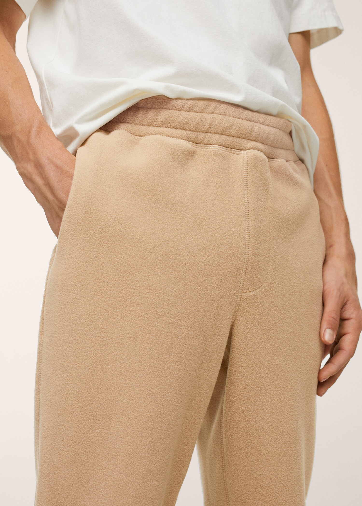 Fleecové kalhoty jogger  - Detail zboží 1