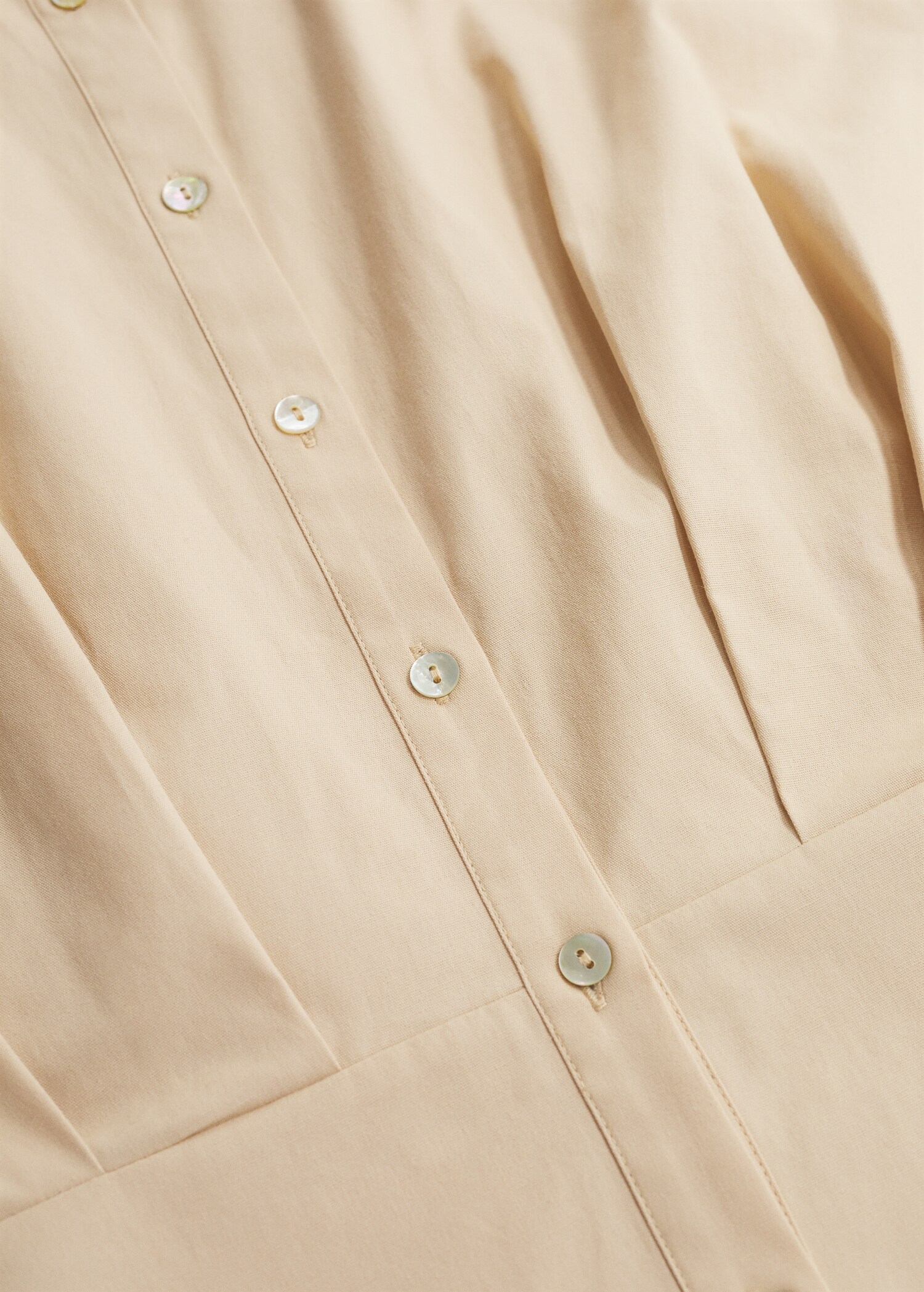 Vestido camisero algodón - Detalle del artículo 8