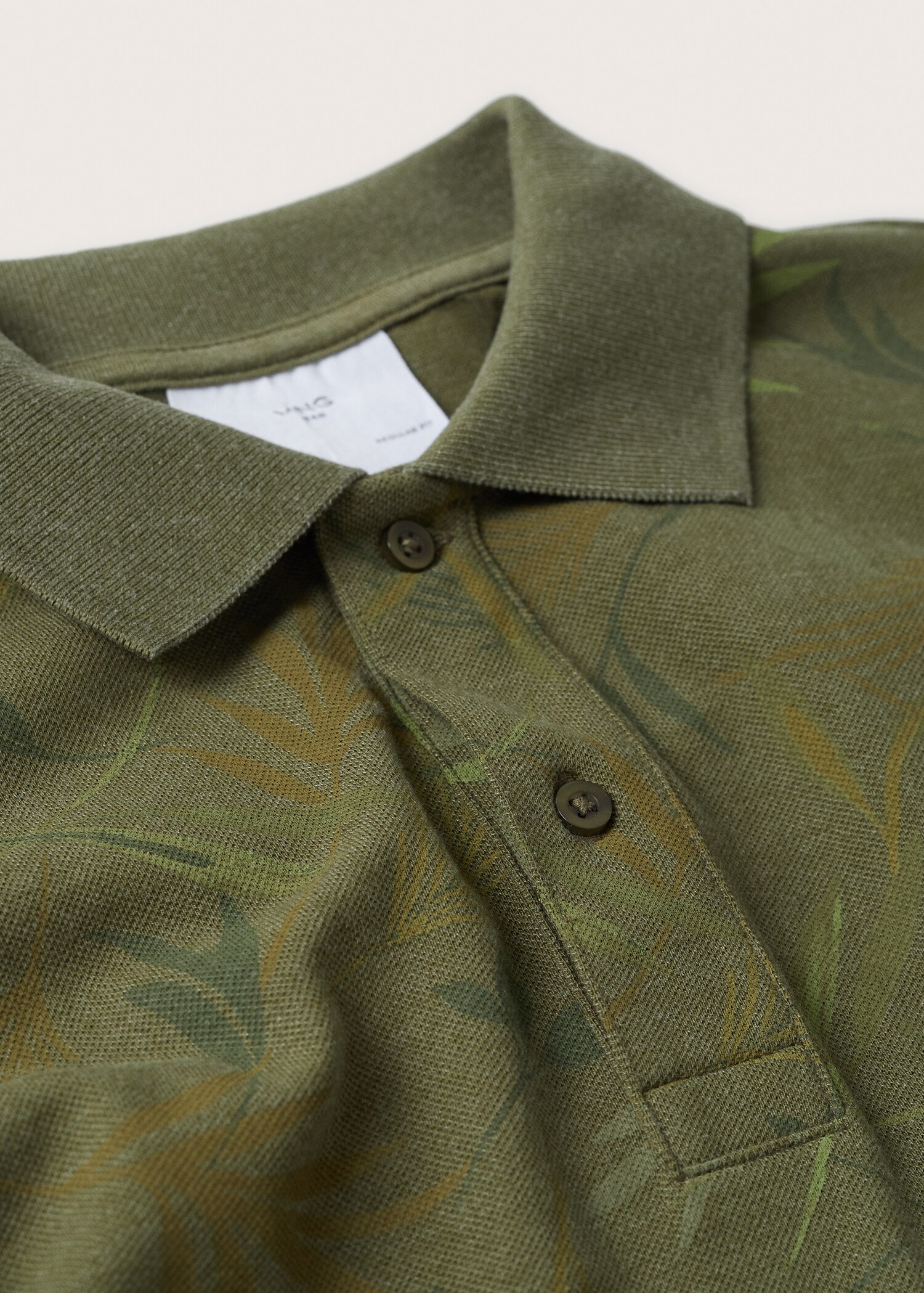 Printed cotton polo shirt - Details of the article 7