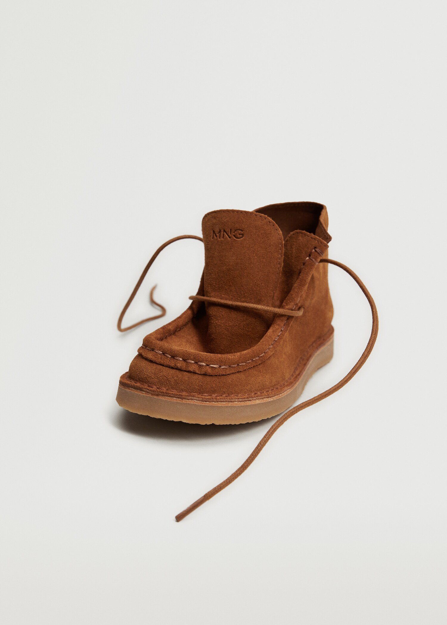 Zapato piel cordones - Plano medio