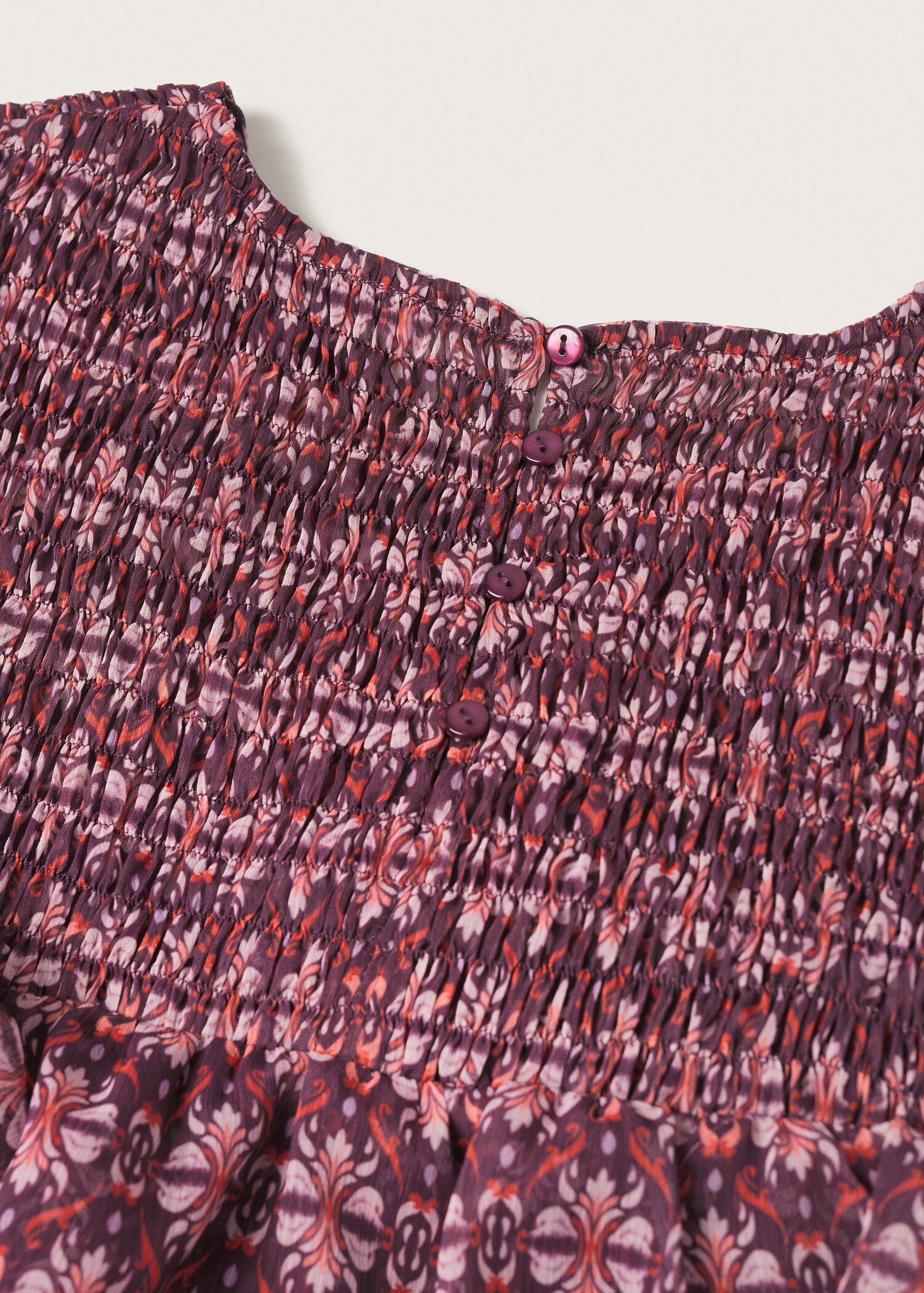 Ruffled printed dress - Details of the article 8