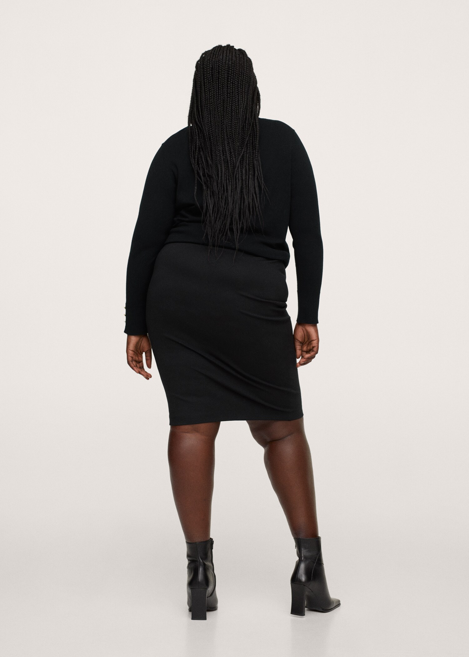 Stretch pencil skirt - Reverse of the article