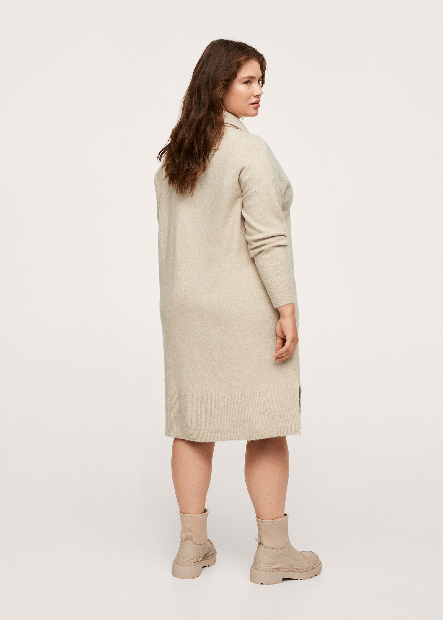 Vestido punto cremallera - Reverso del artículo