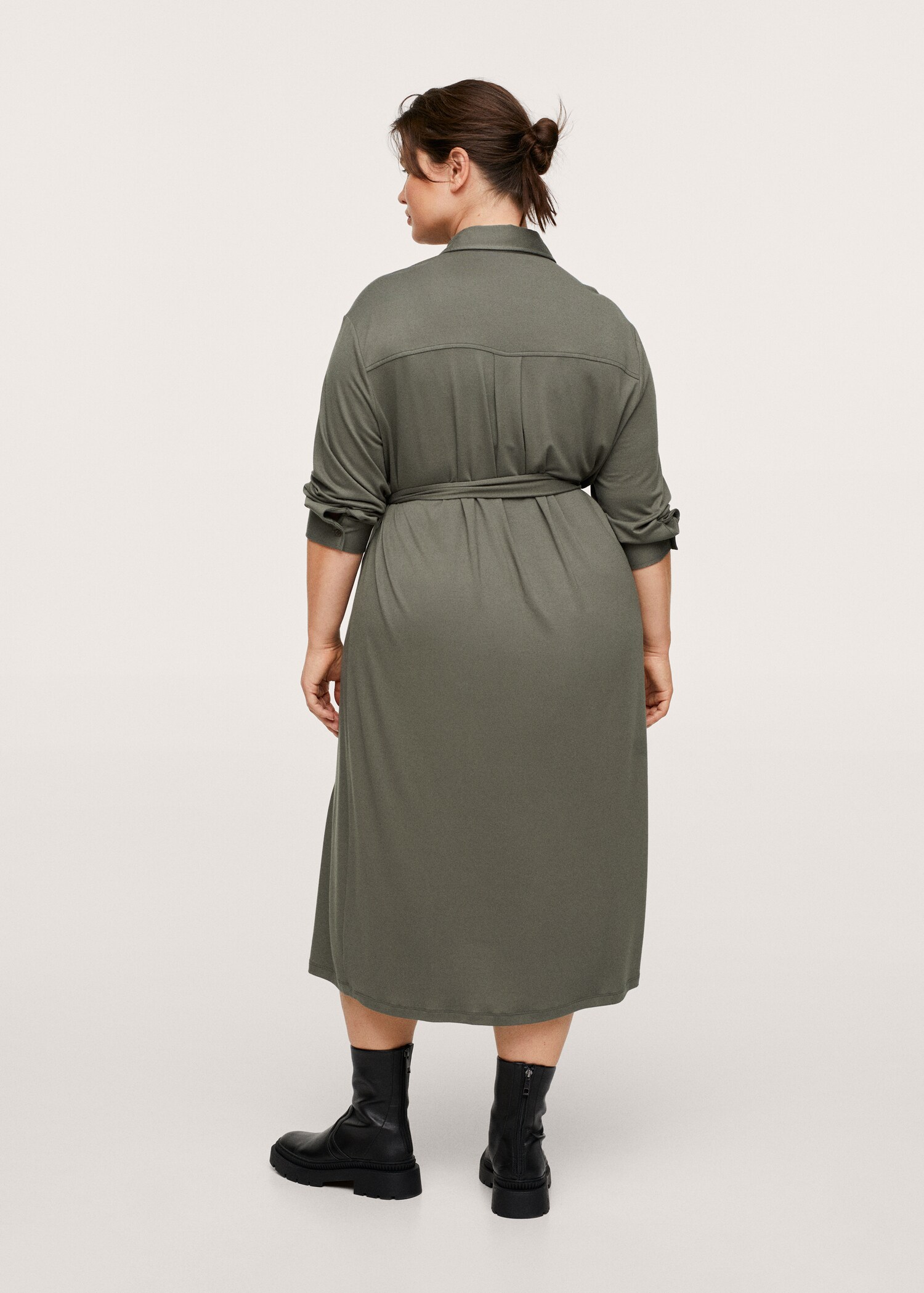 Modal shirt dress - Reverse of the article