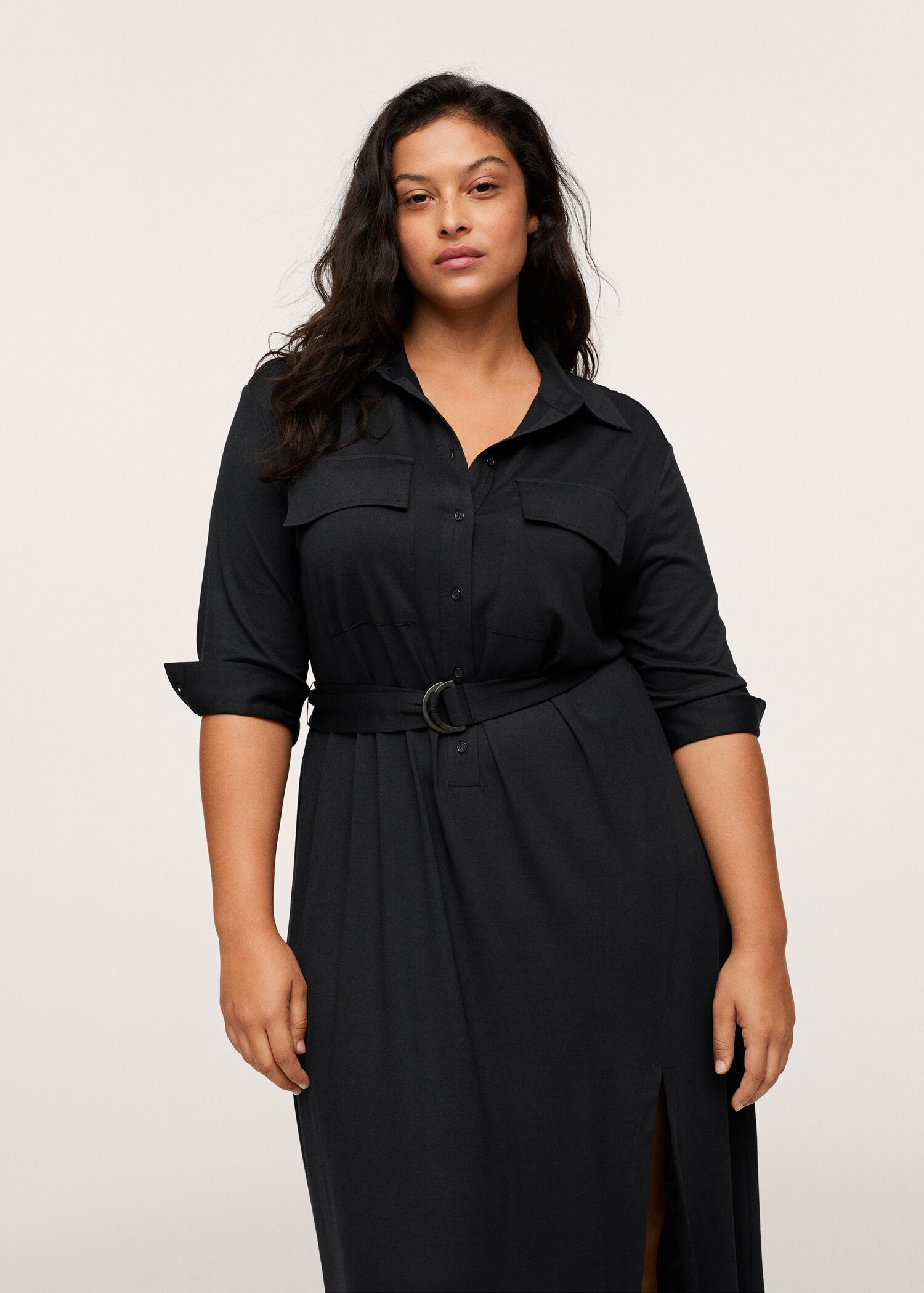 Modal shirt dress - Medium plane