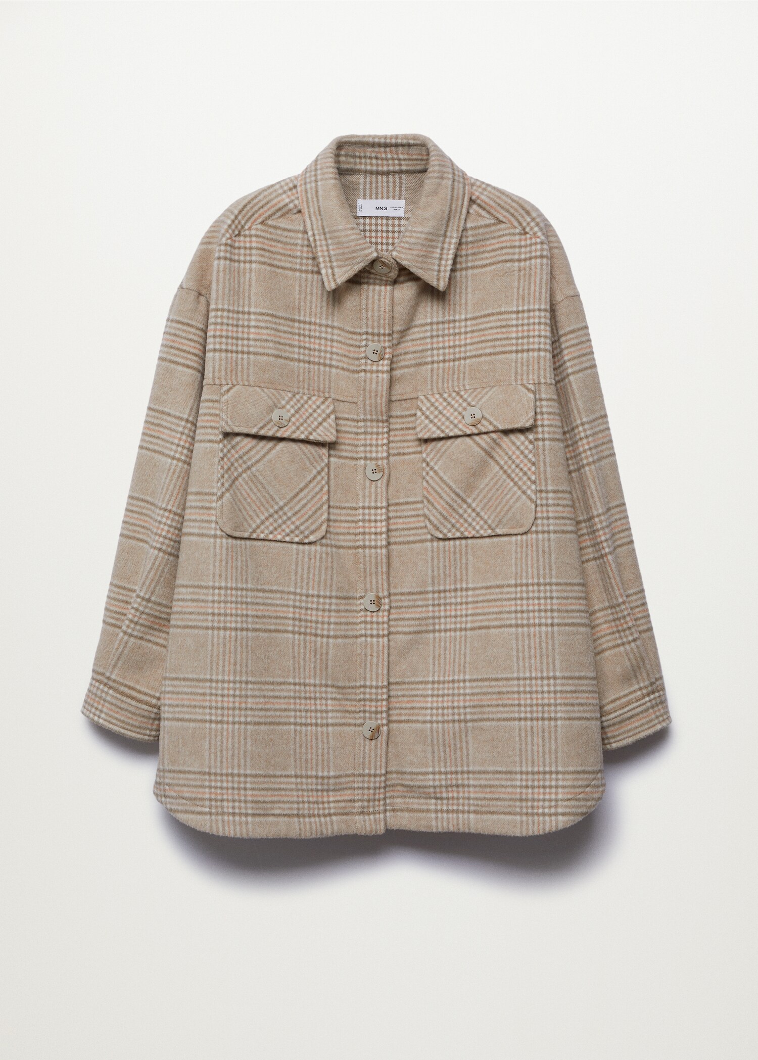 Sobrecamisa cuadros oversize - Artículo sin modelo