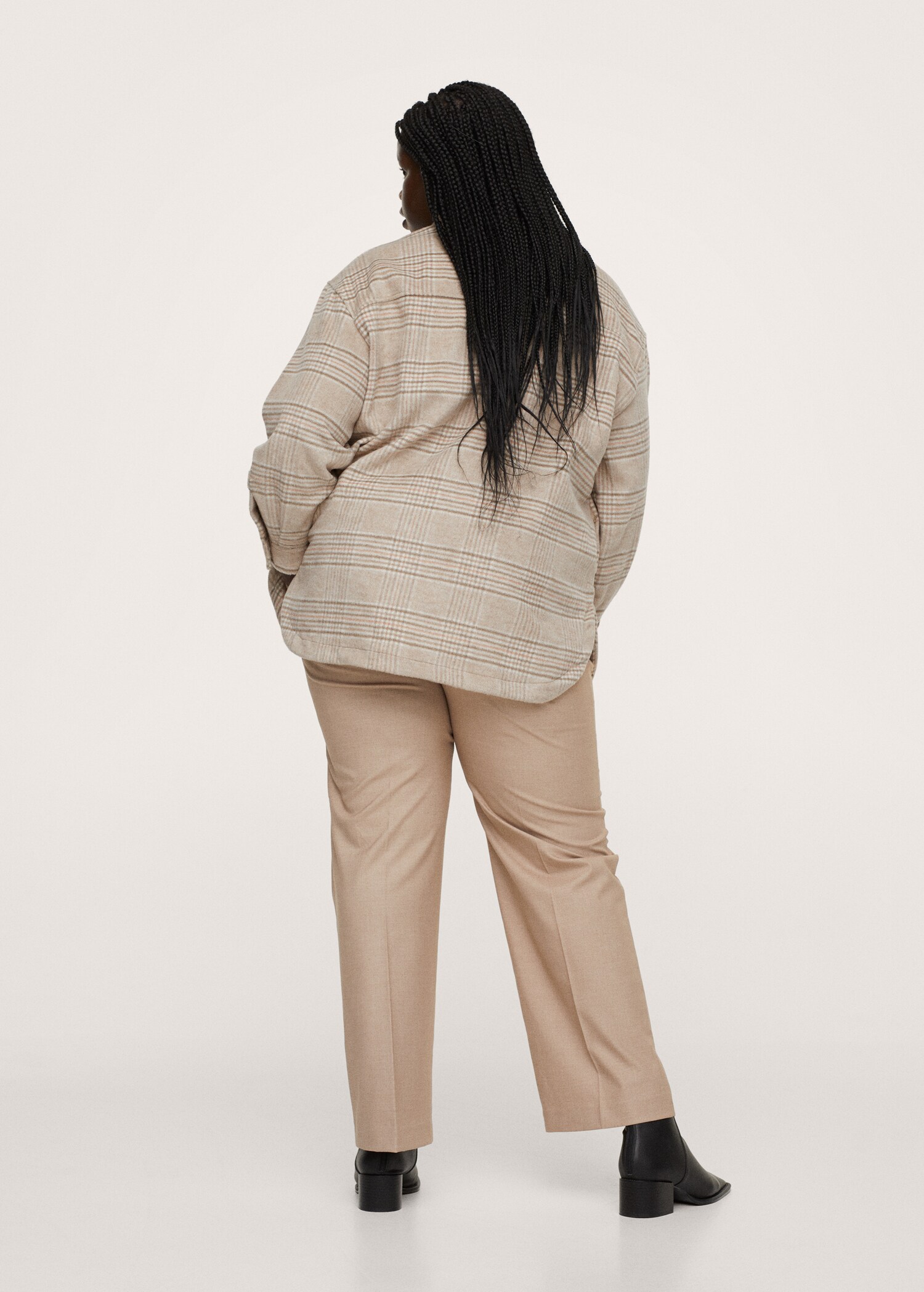 Sobrecamisa cuadros oversize - Reverso del artículo