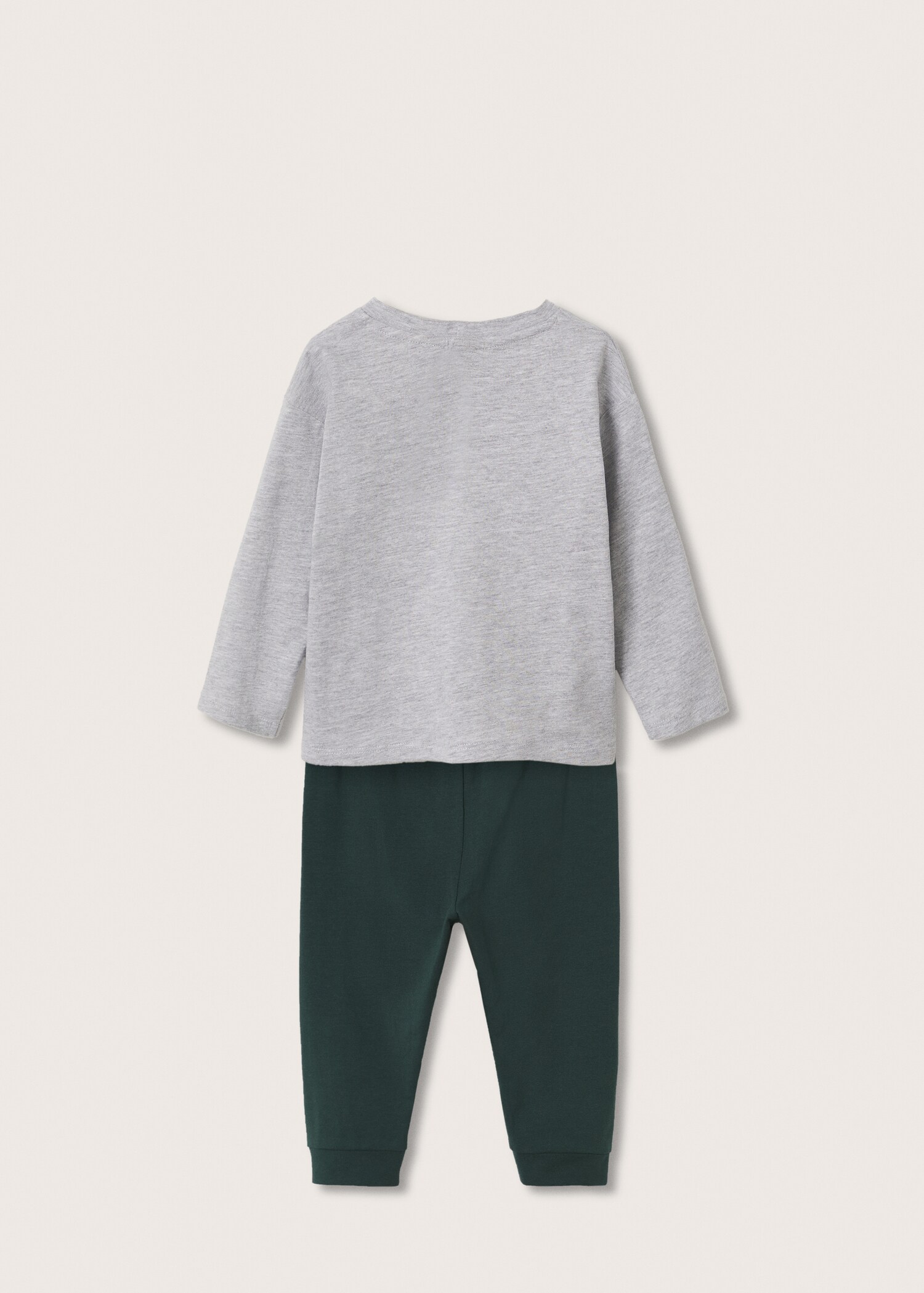 Pijama largo algodón - Reverso del artículo