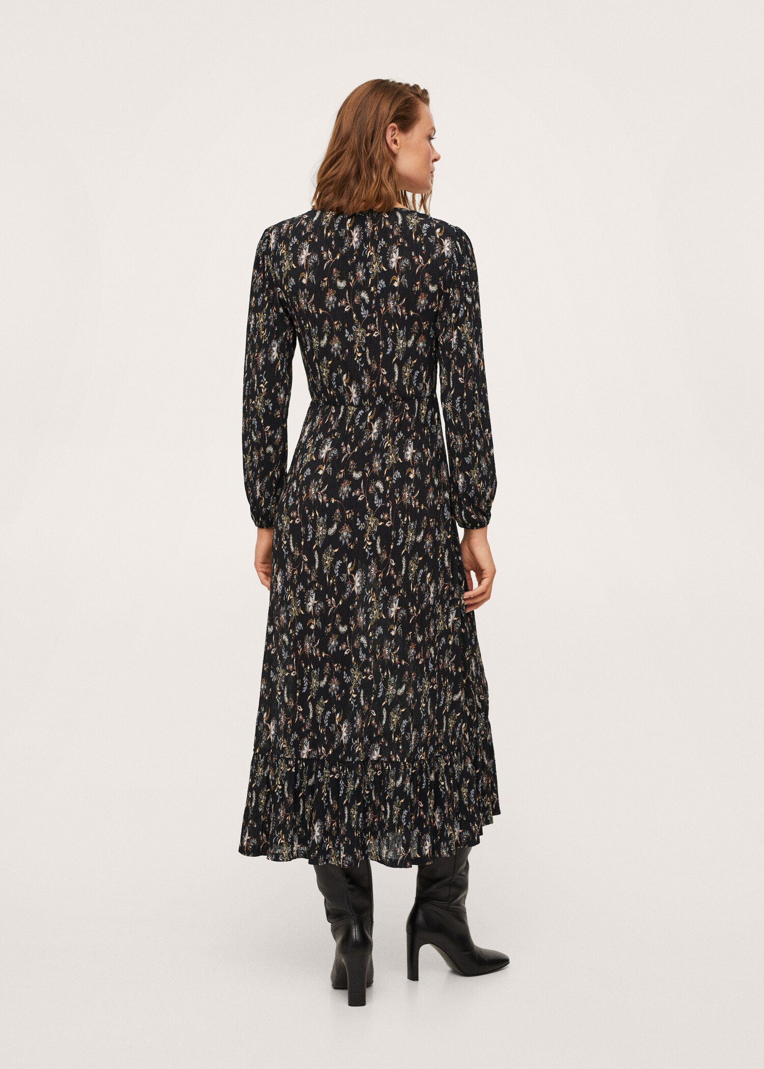 Vestido estampado textura - Reverso del artículo