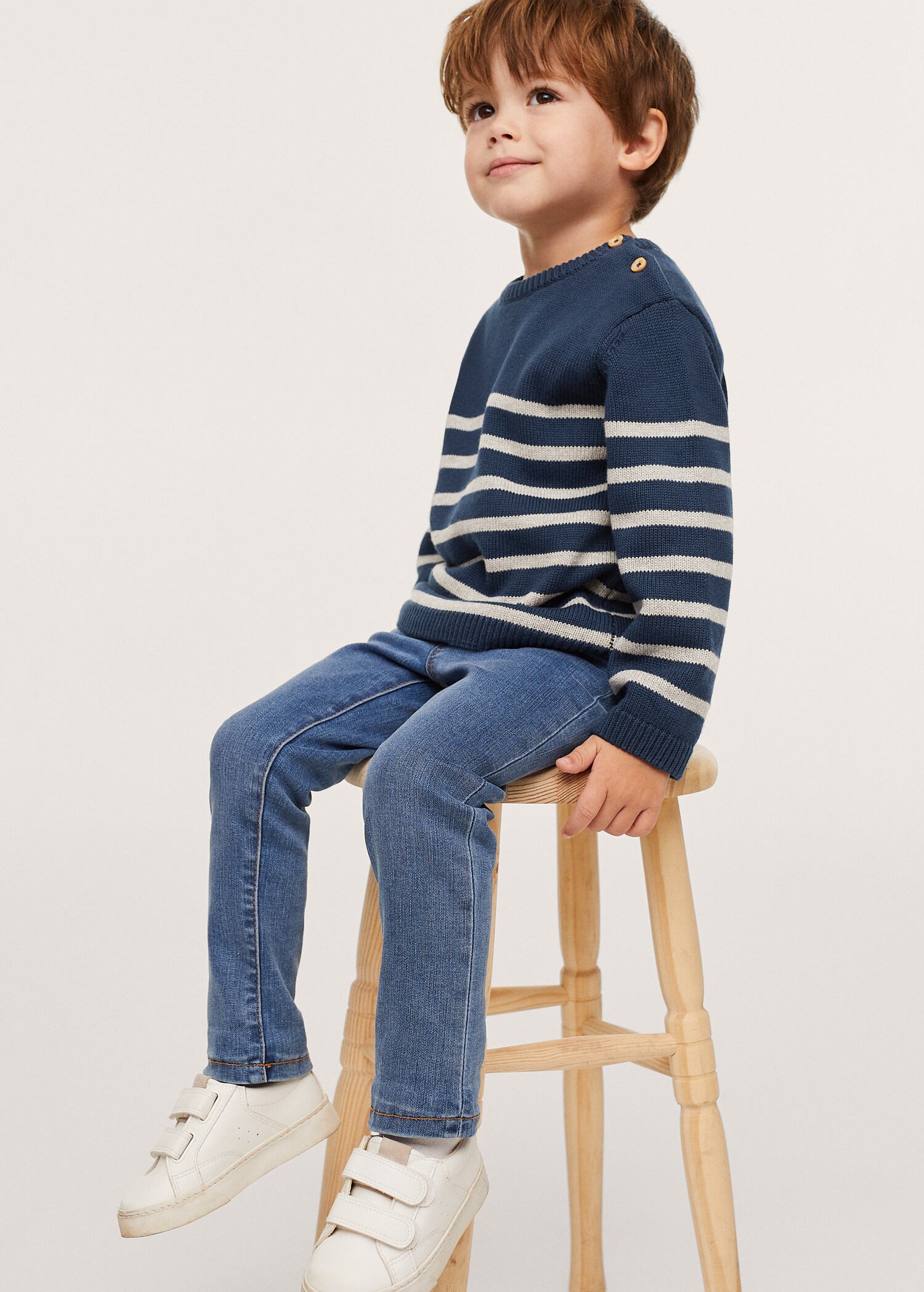 Jeans cintura elástica cordón - Plano medio