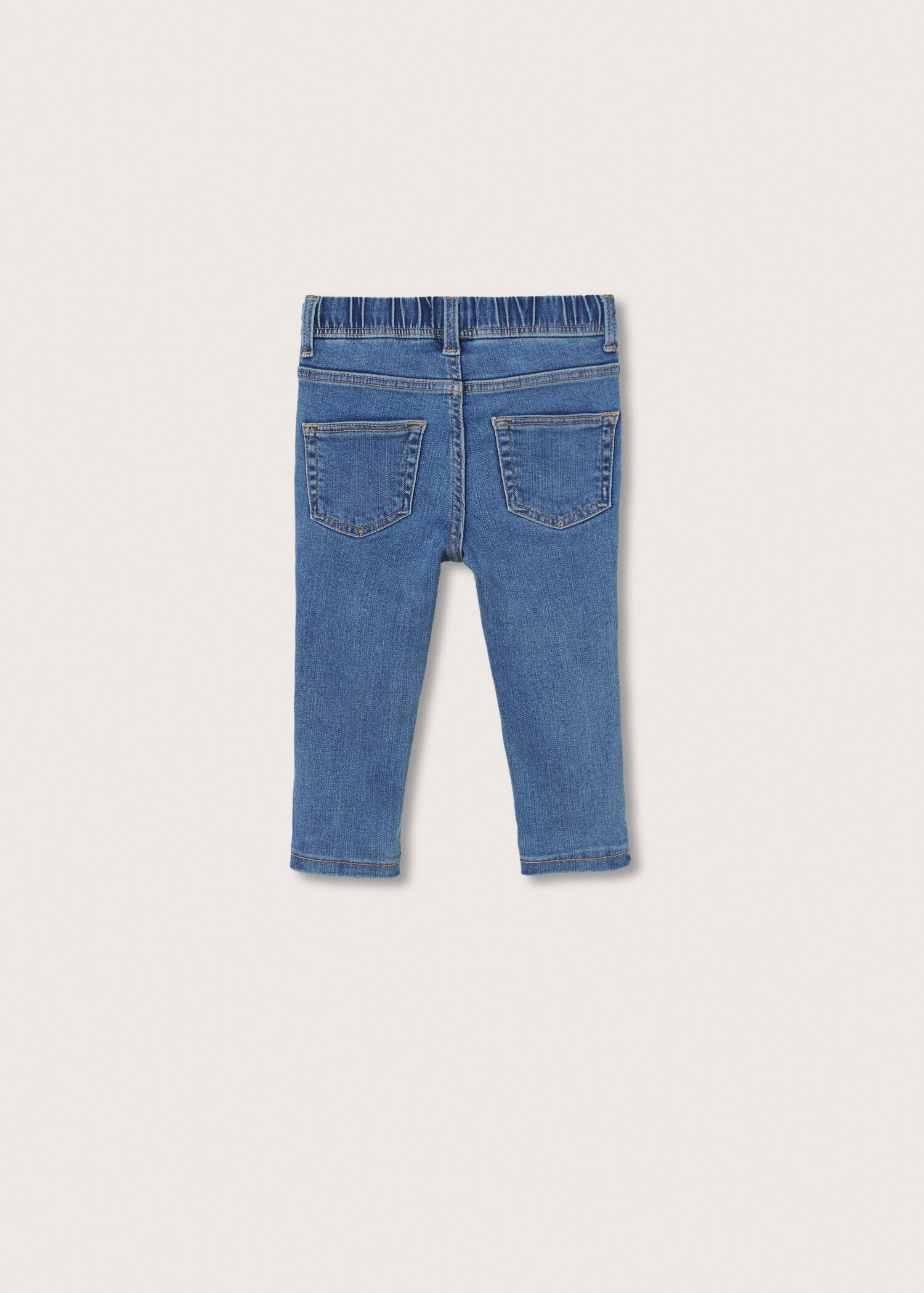 Jeans cintura elástica cordón - Reverso del artículo