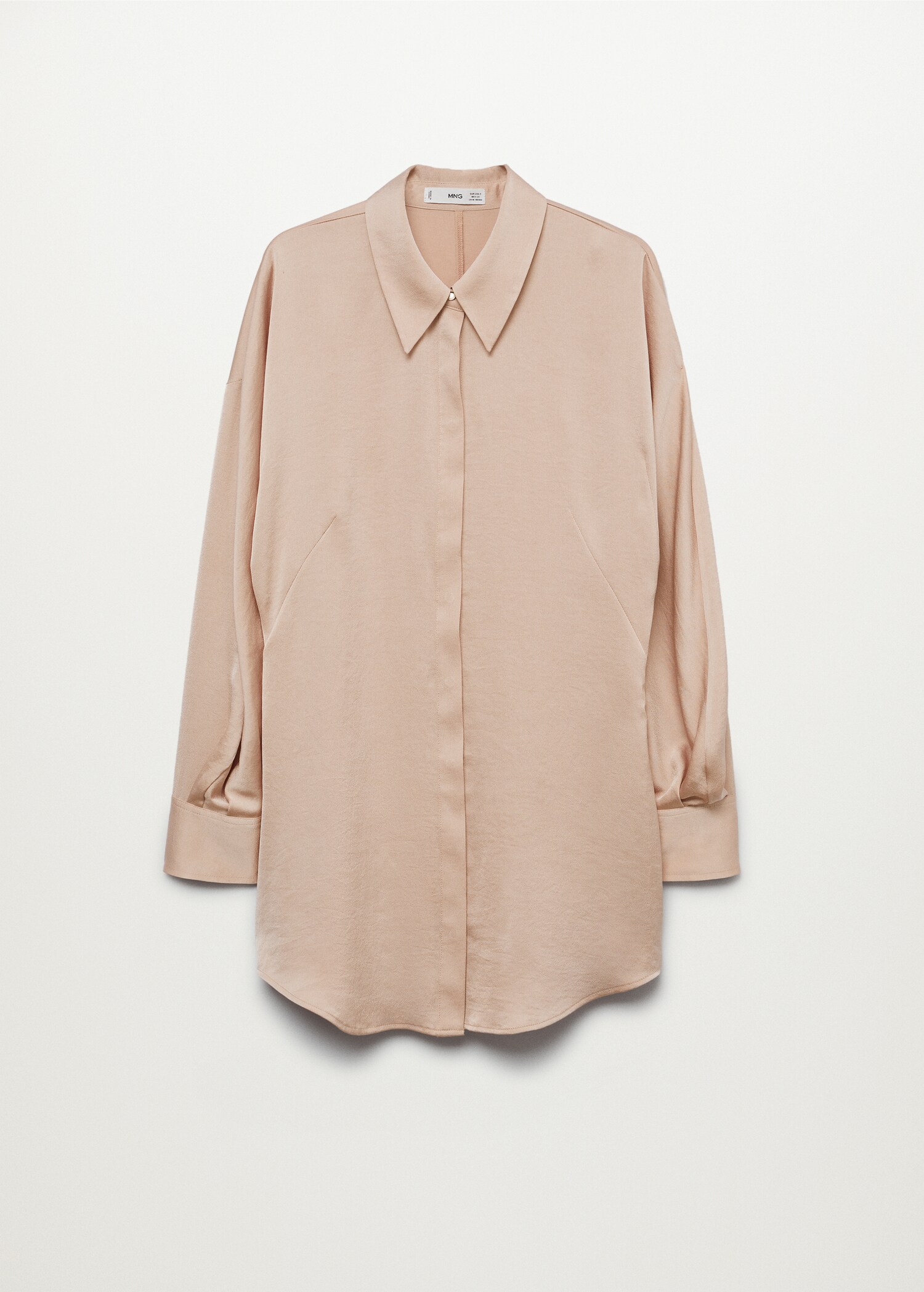 Camisa fluida satinada - Artículo sin modelo