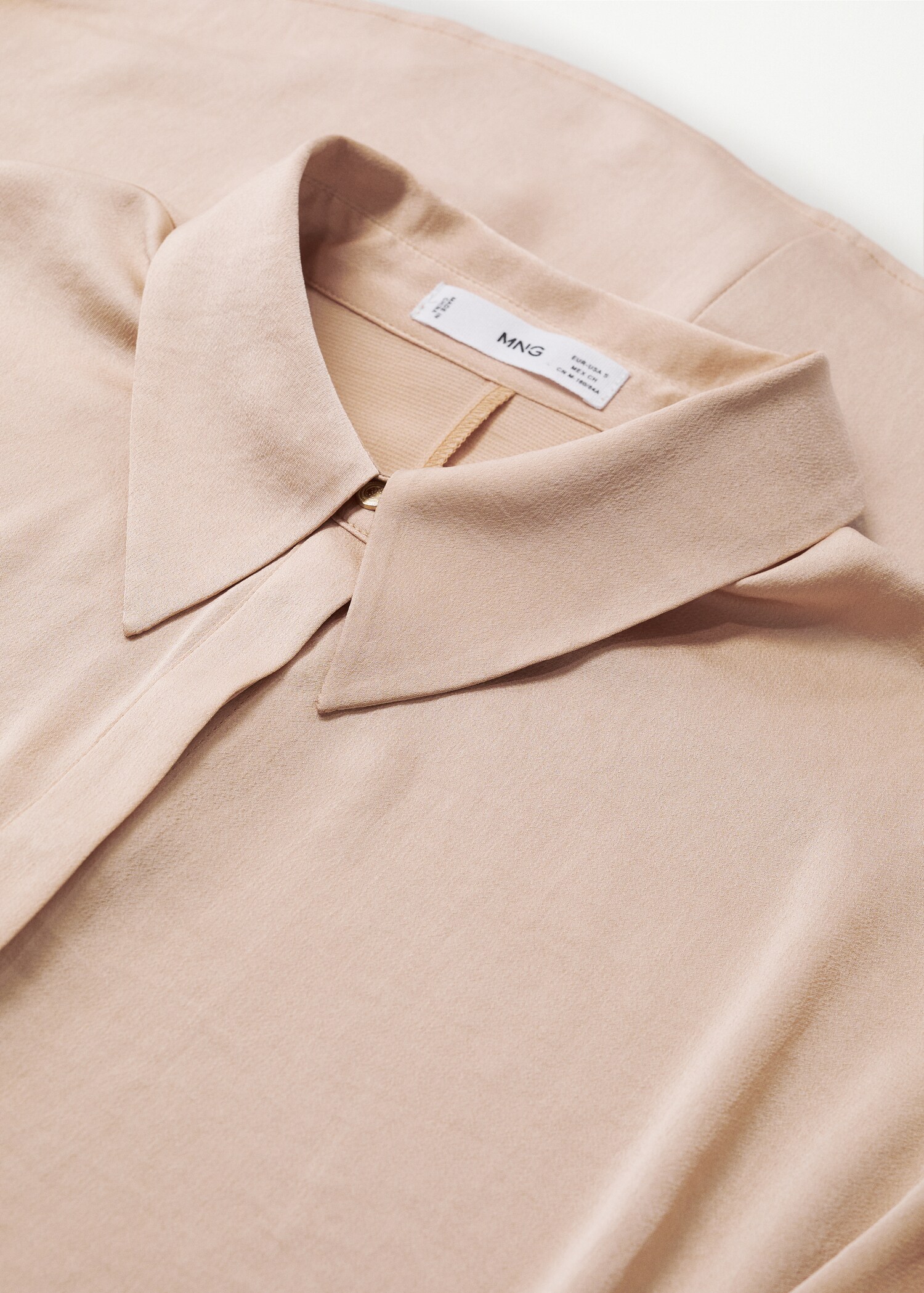 Camisa fluida satinada - Detalle del artículo 8