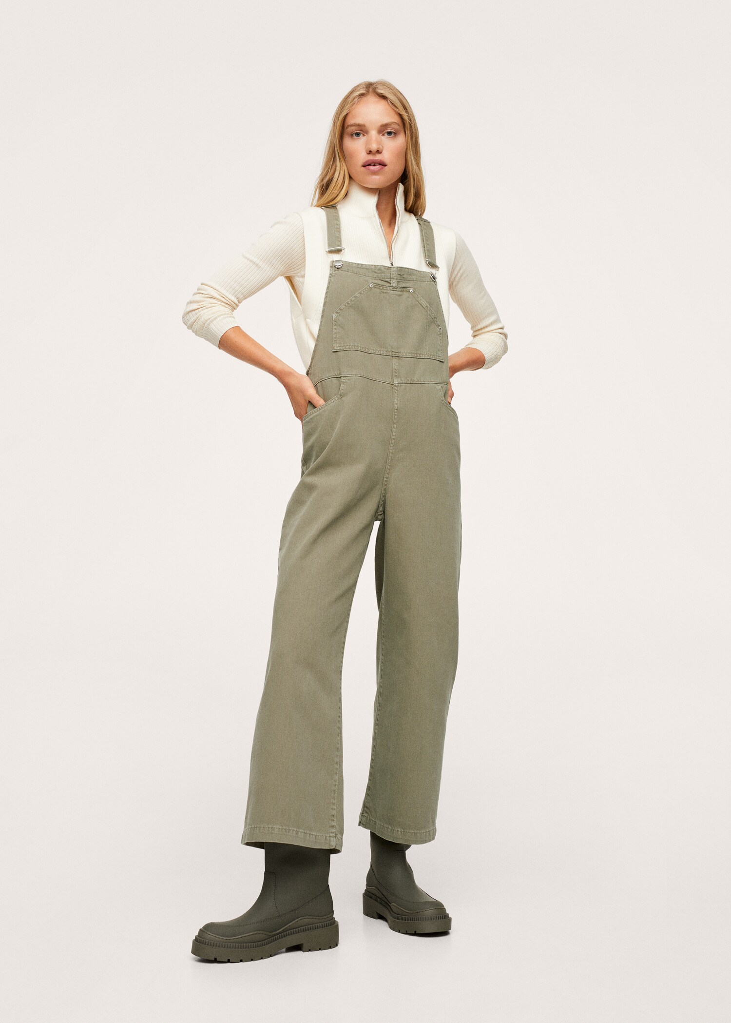 Peto denim Wideleg - Plano medio