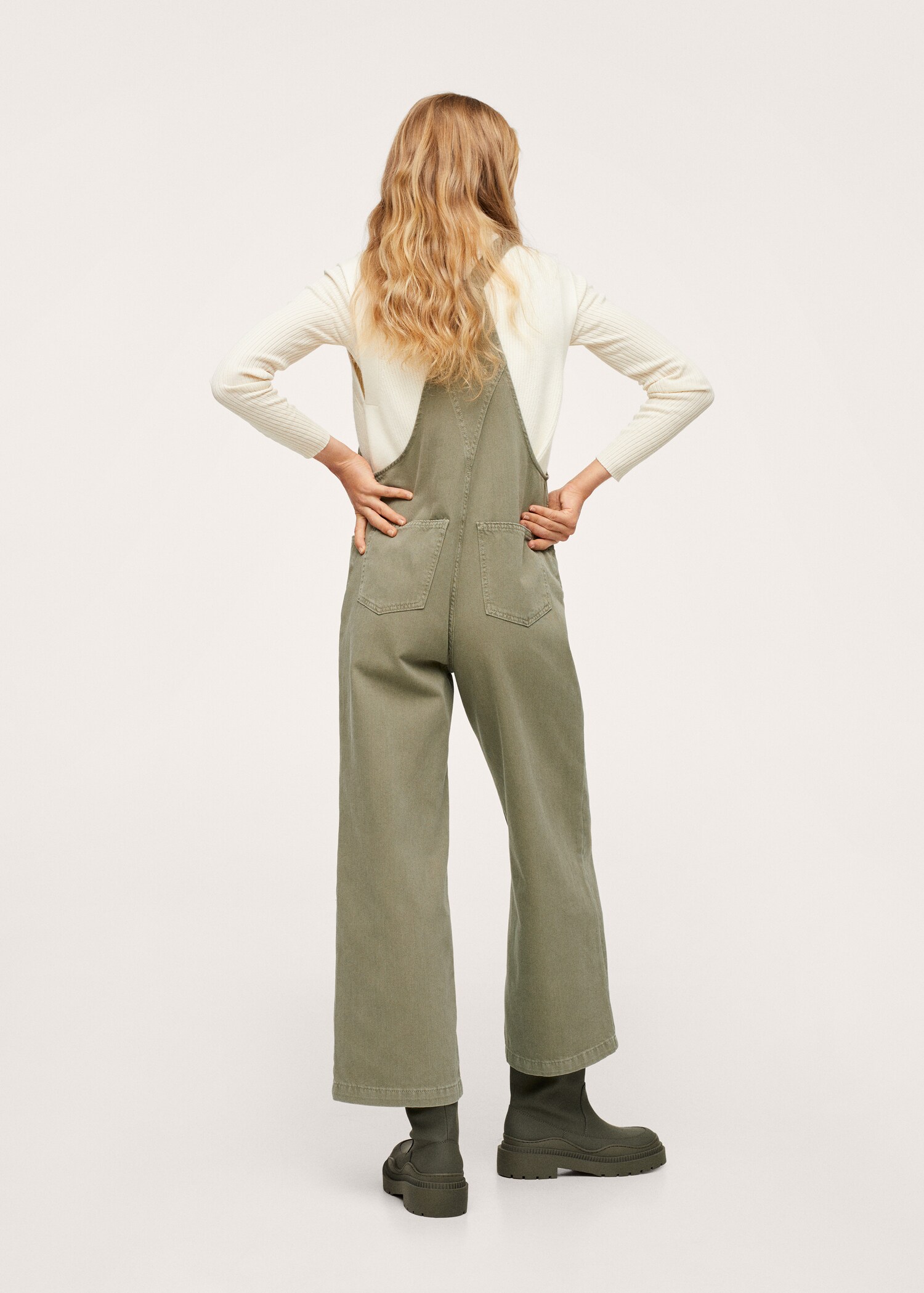 Peto denim Wideleg - Reverso del artículo