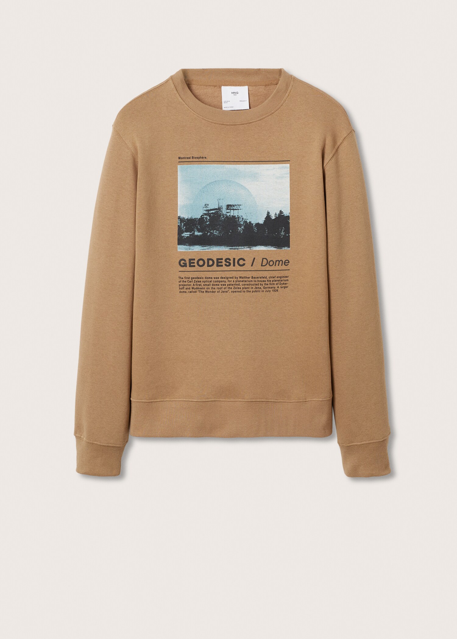 Printed cotton sweatshirt - Article without model