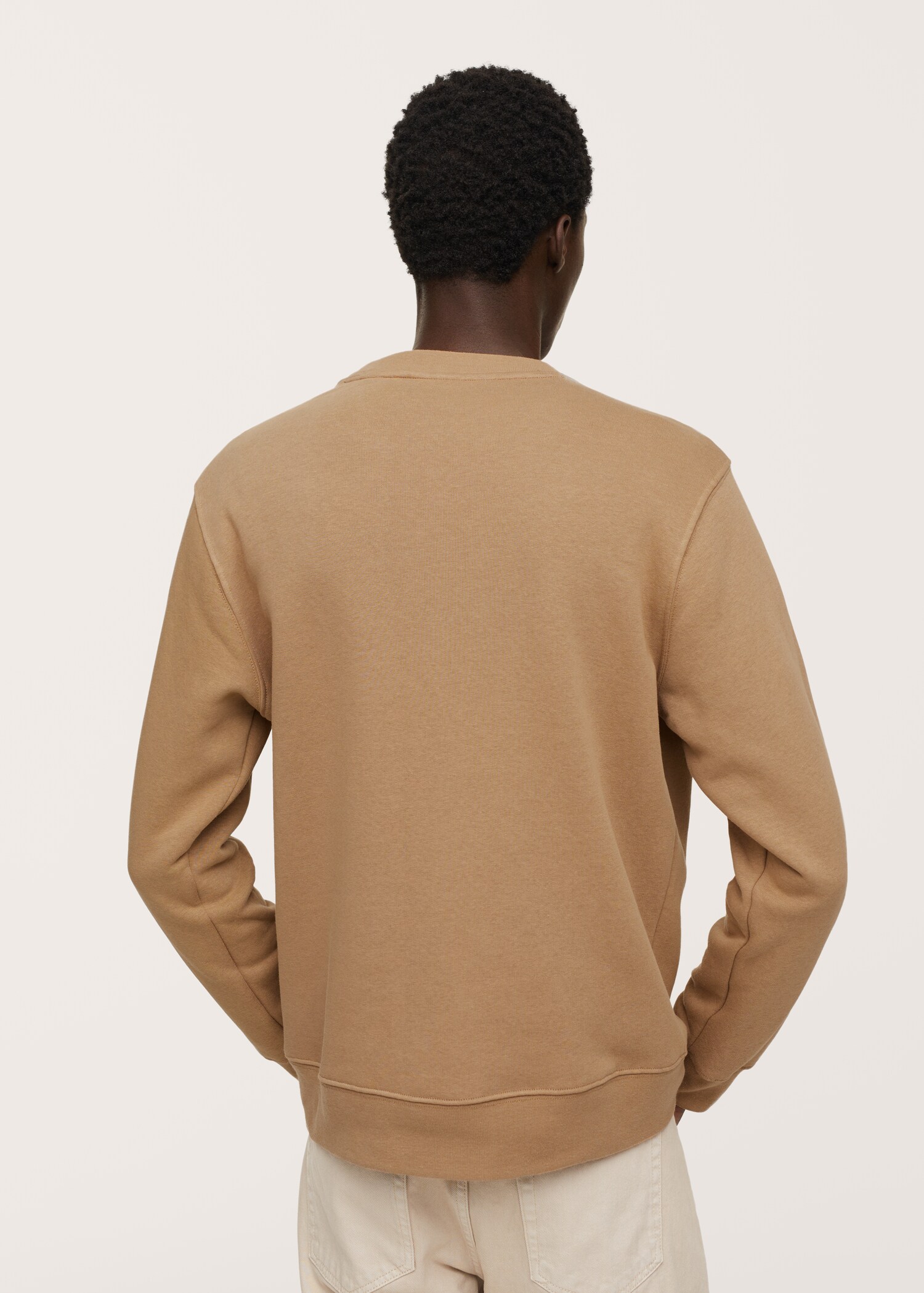 Printed cotton sweatshirt - Reverse of the article