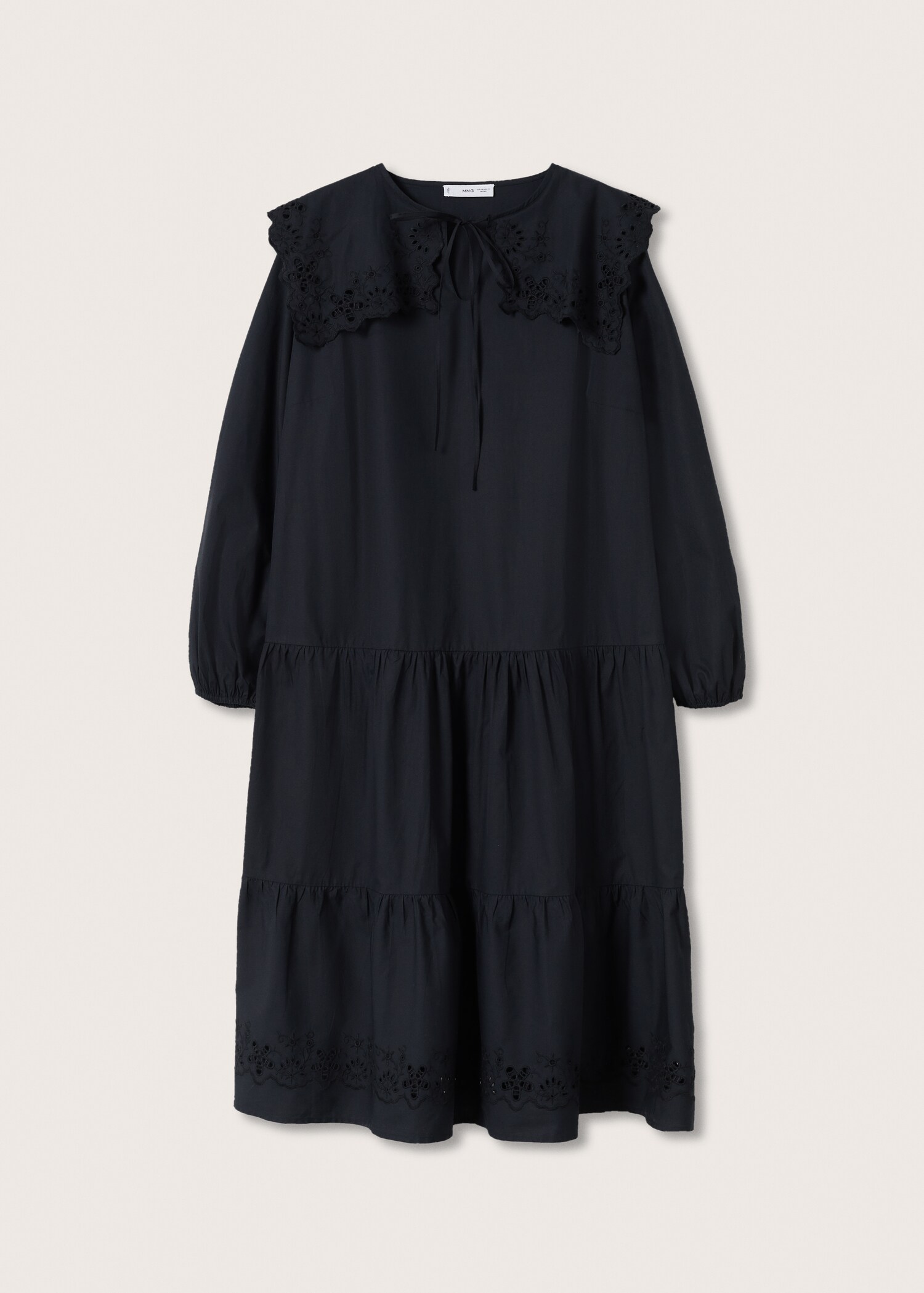 Frill cotton dress - Article without model