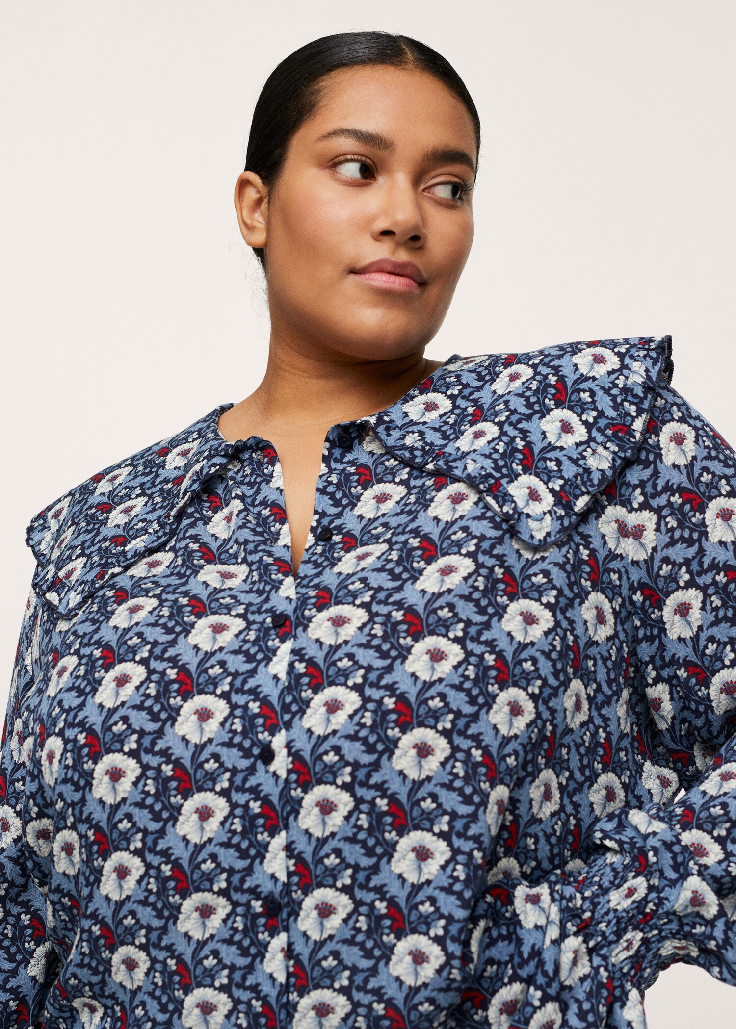 Blusa estampado flores - Detalle del artículo 1