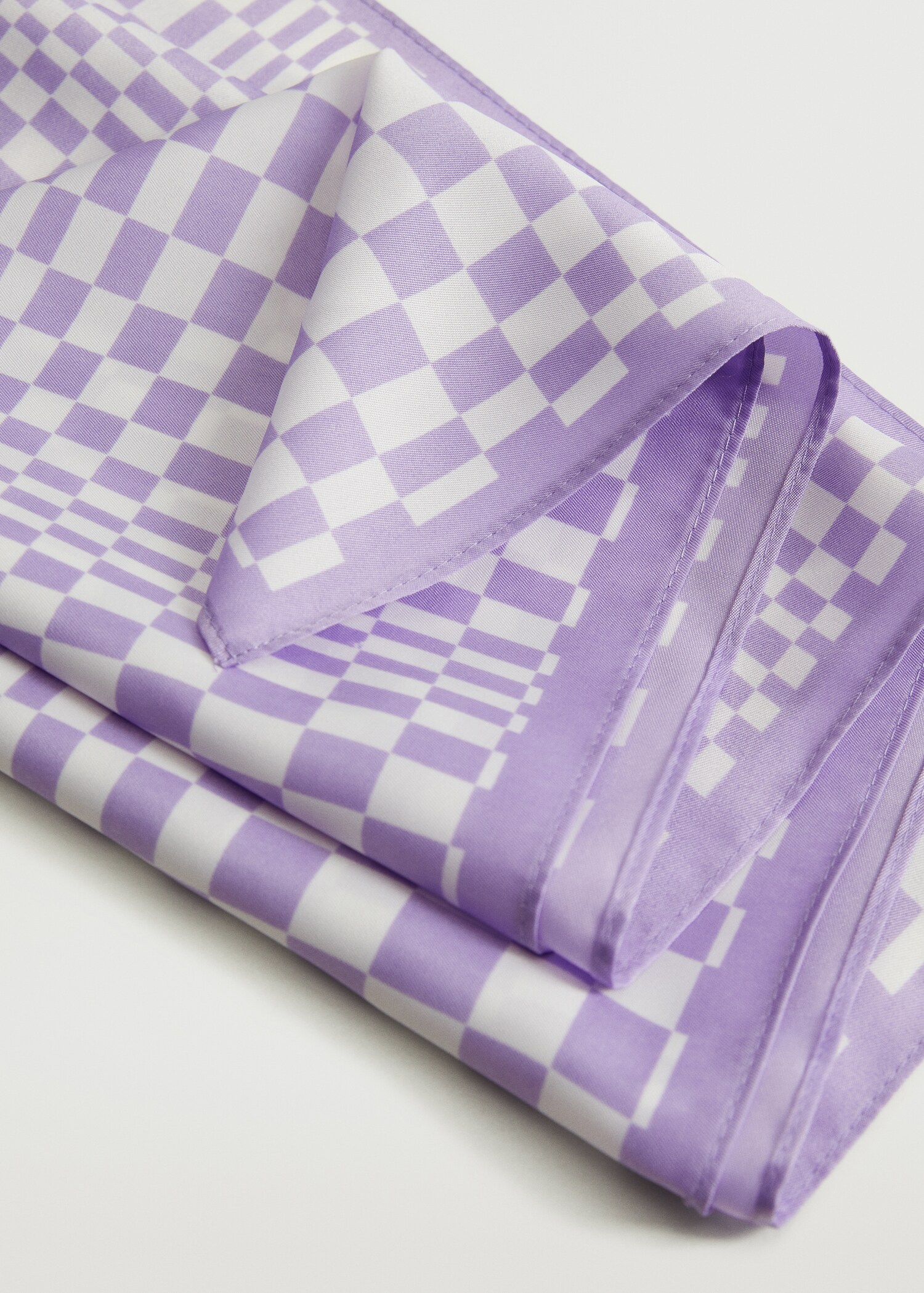 Pañuelo estampado cuadros - Detalle del artículo 2