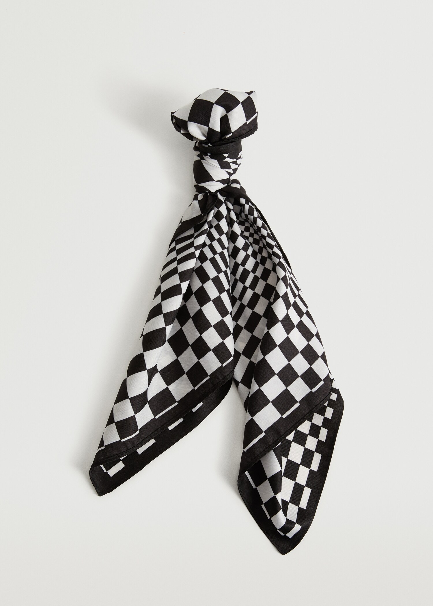 Pañuelo estampado cuadros - Artículo sin modelo