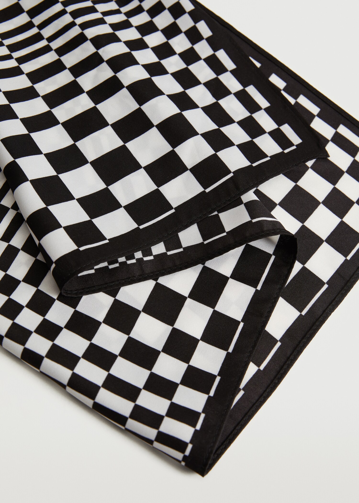 Pañuelo estampado cuadros - Detalle del artículo 2