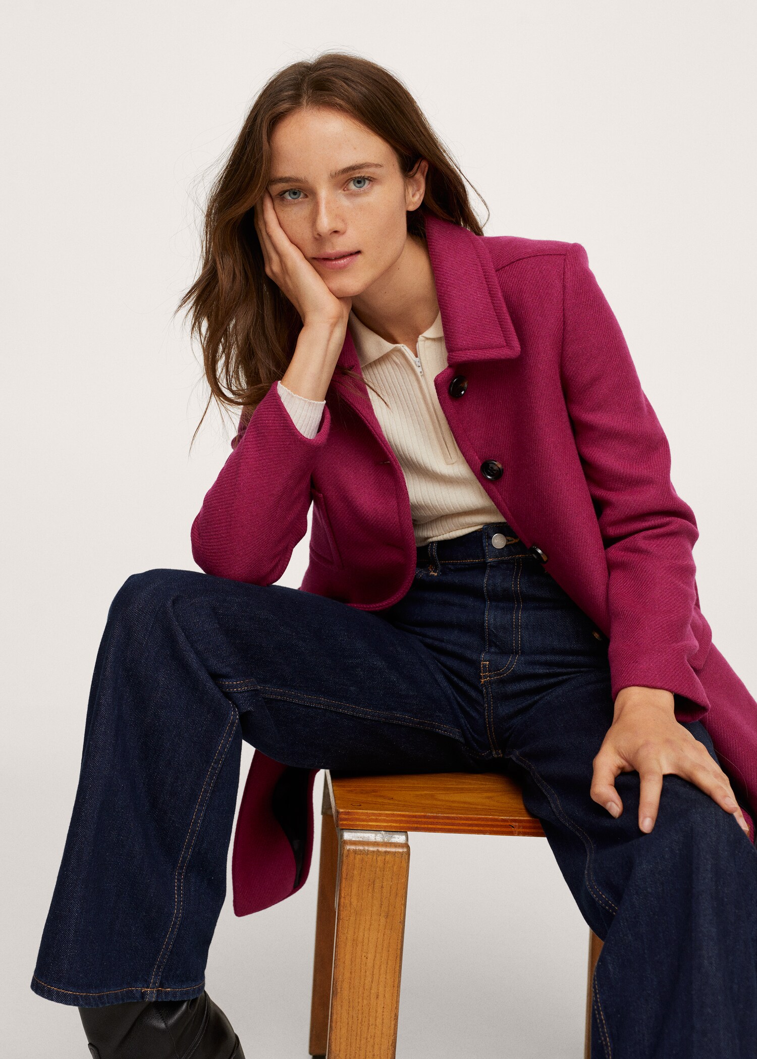 Manteau laine poches - Détail de l'article 3