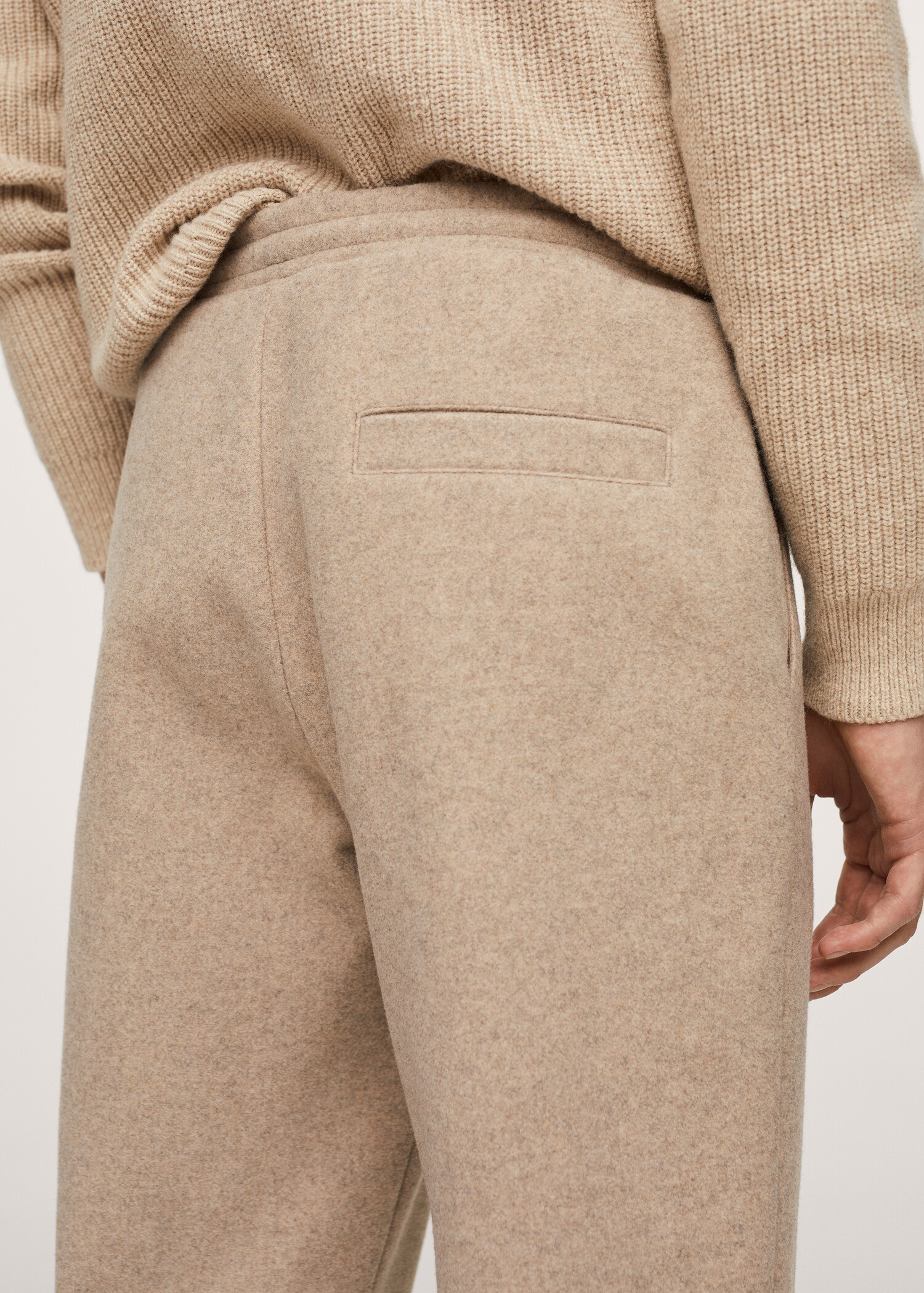 Kalhoty jogger s texturou - Detail zboží 3
