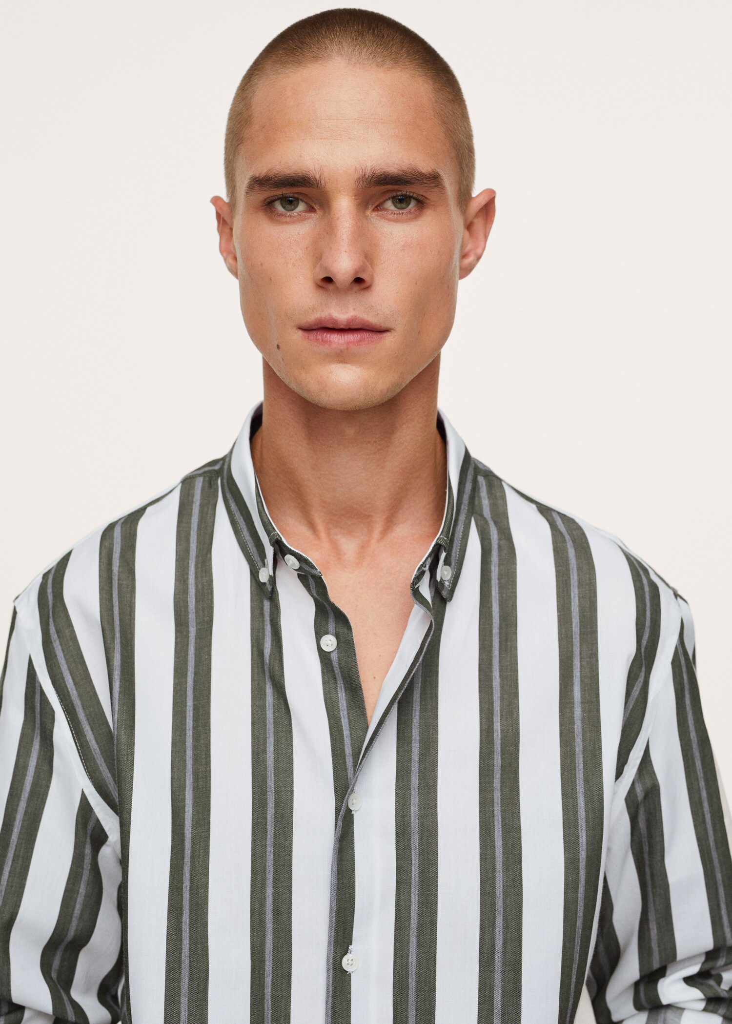 Camisa vestir regular fit ratlles - Detall de l'article 1