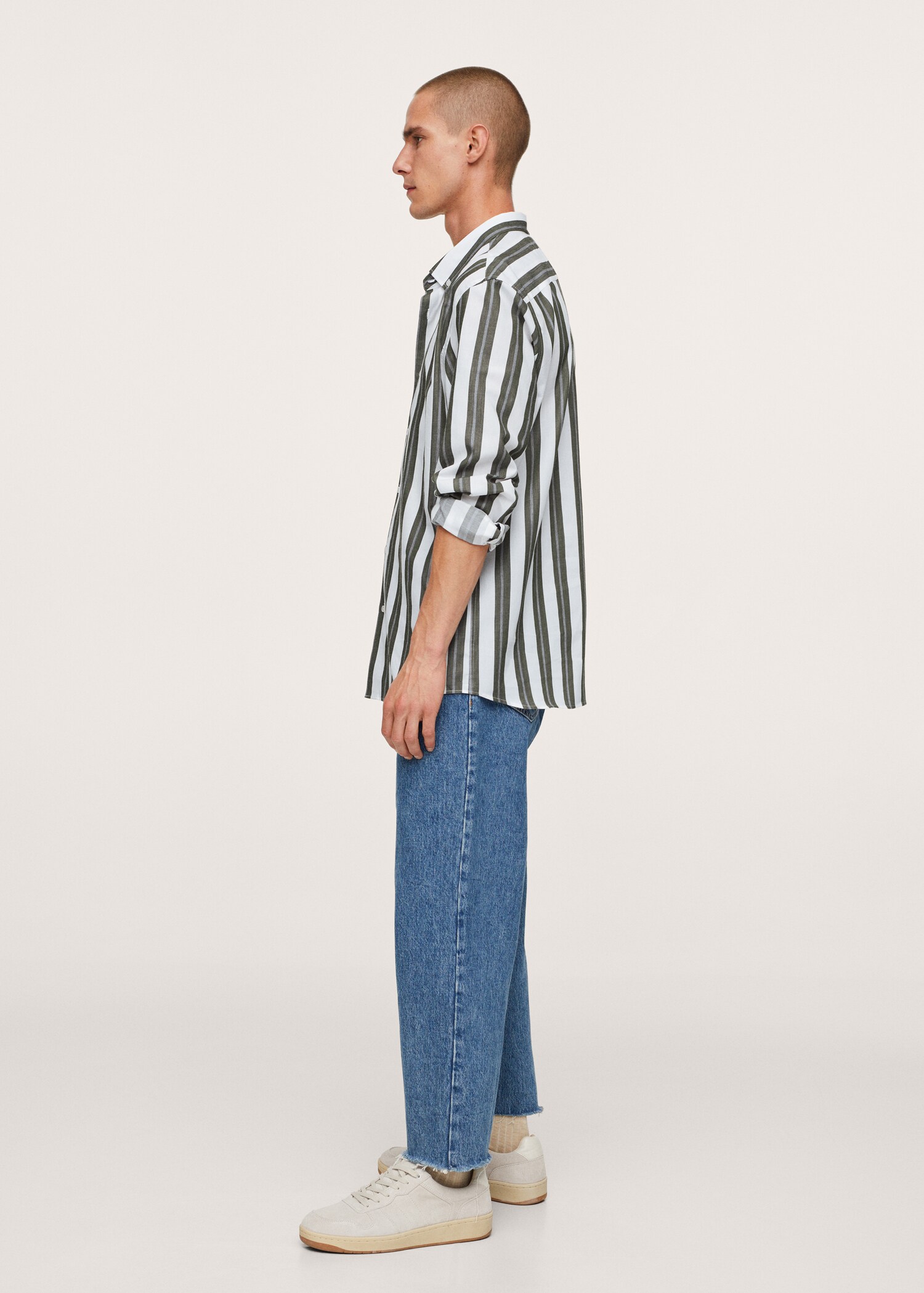 Camisa vestir regular fit ratlles - Detall de l'article 2