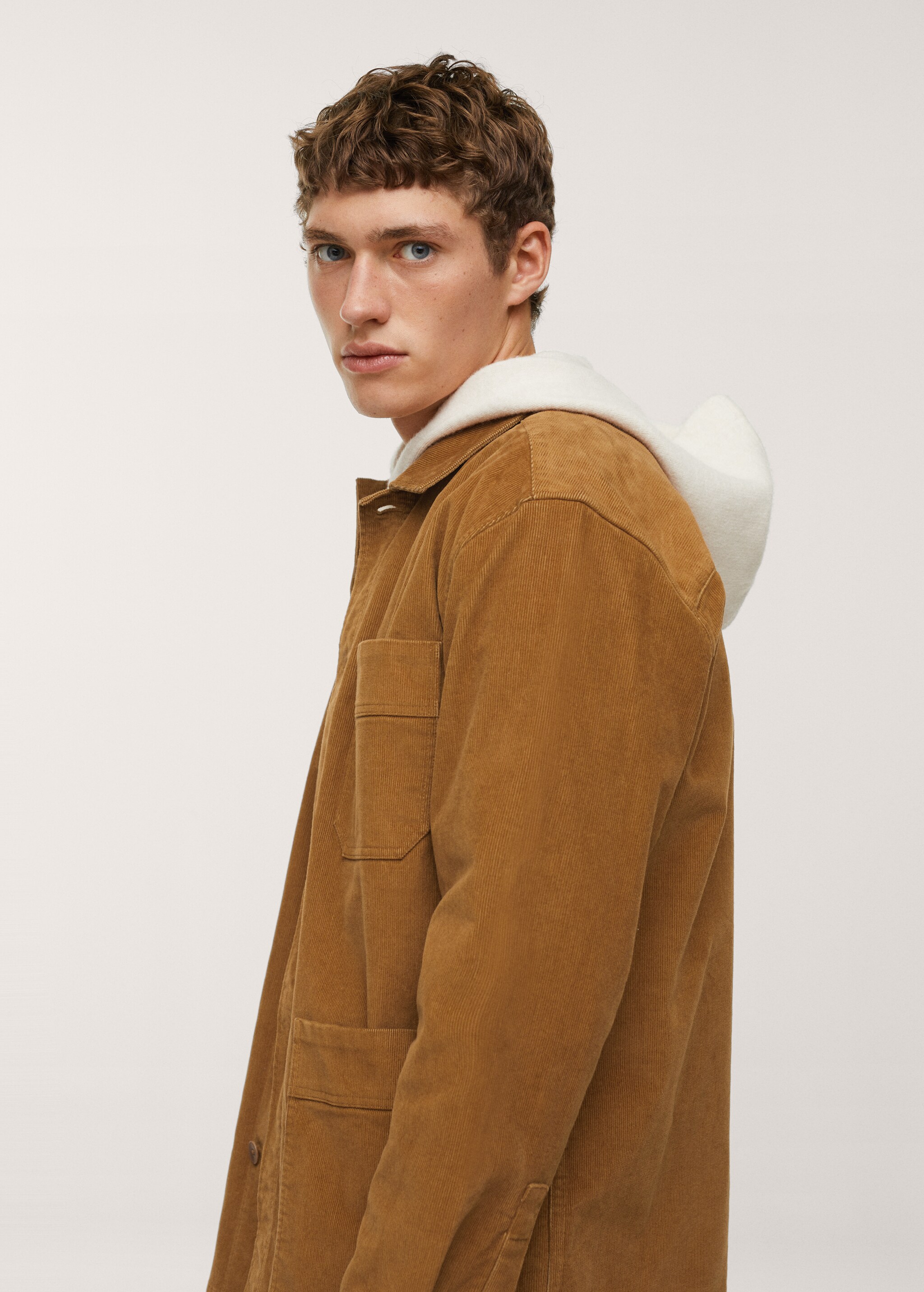 Worker corduroy overshirt - Details of the article 1